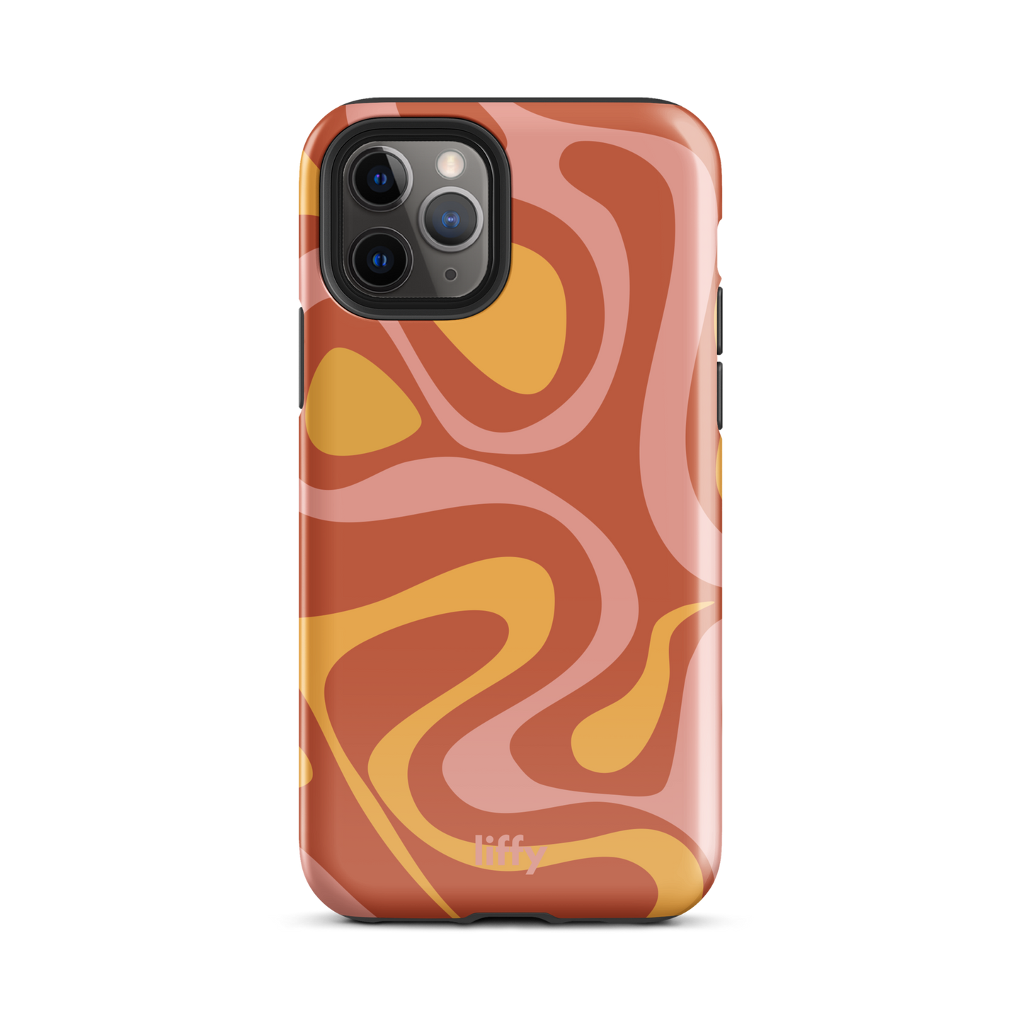 Liquid Dream: Sunset Swirl iPhone Tough Case