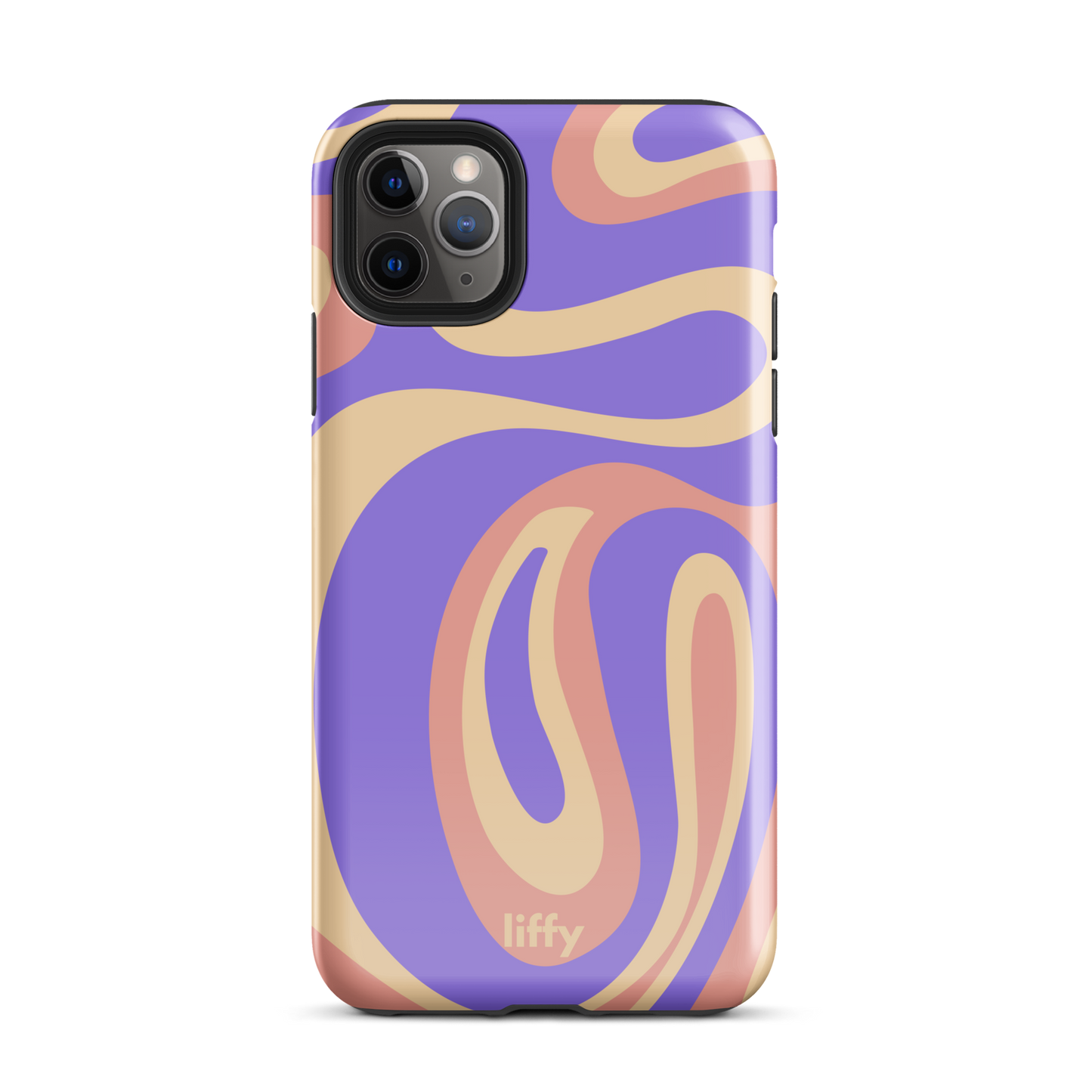 Liquid Dream: Lavender Fields iPhone Tough Case