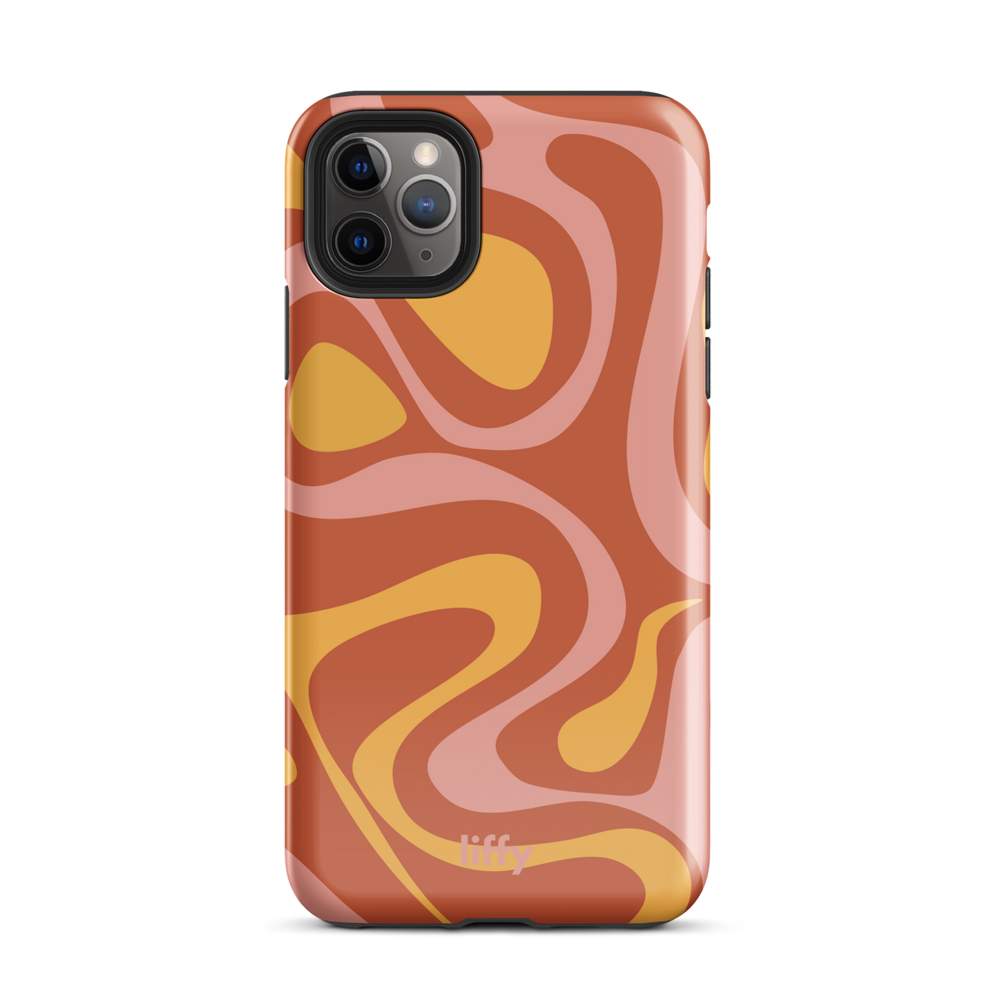 Liquid Dream: Sunset Swirl iPhone Tough Case