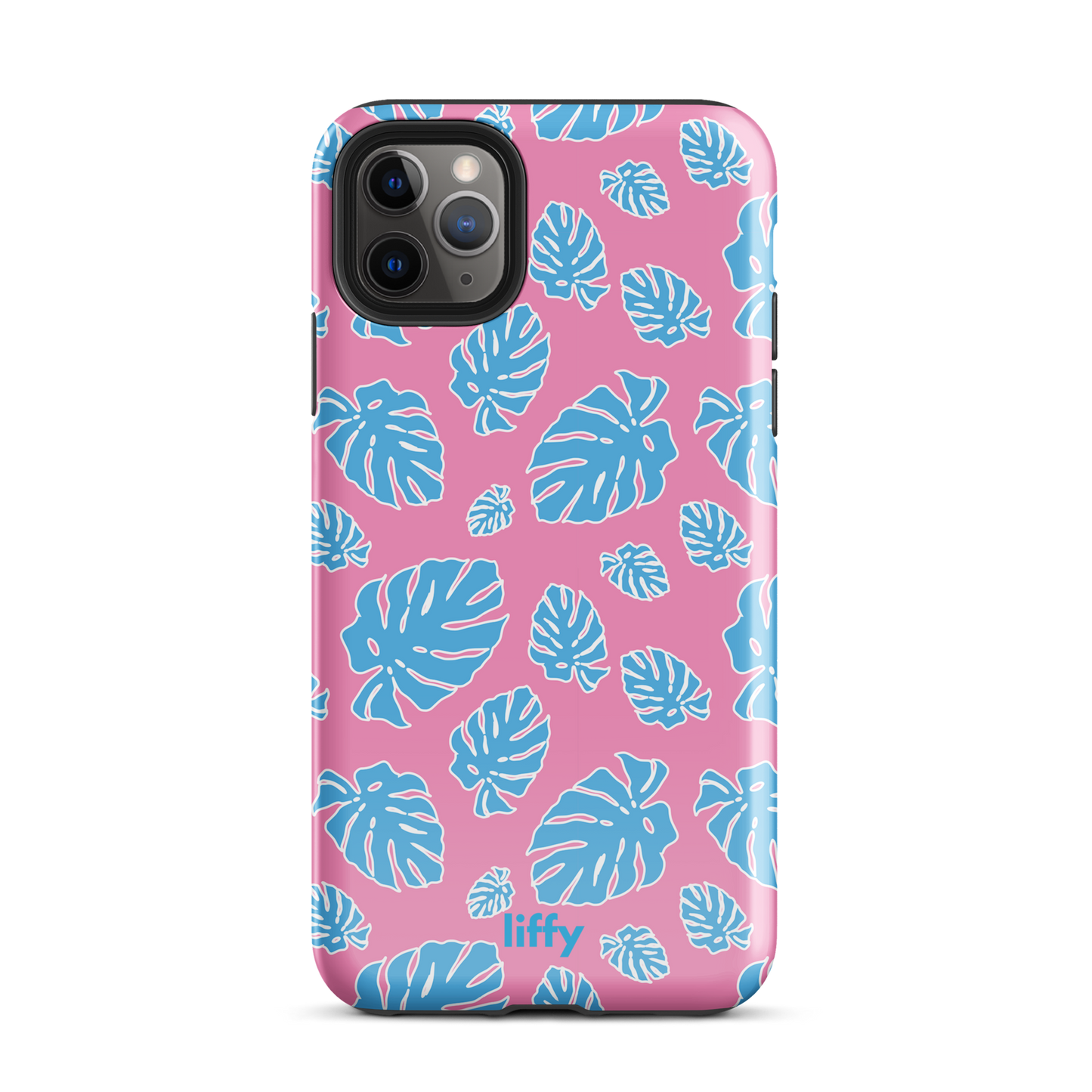 Beach Vibes: Funky Leaves iPhone Tough Case