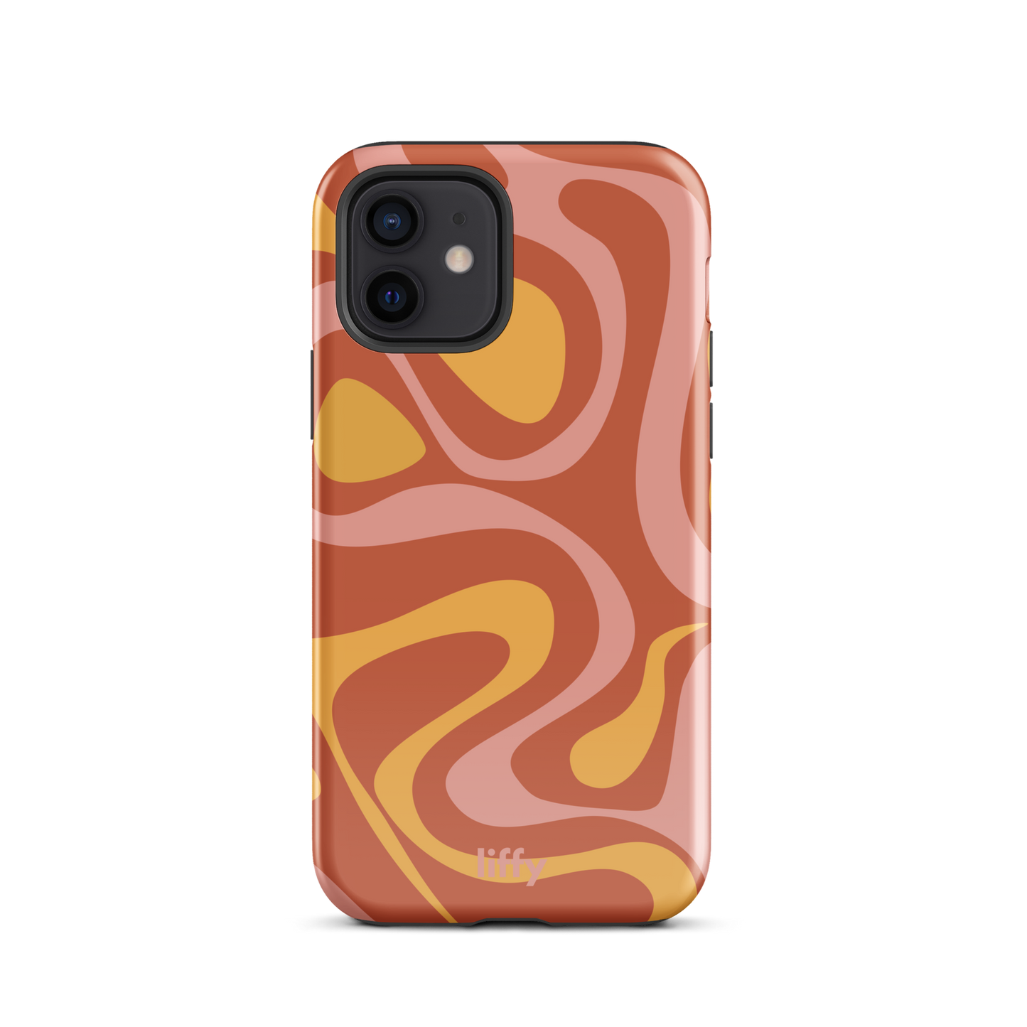 Liquid Dream: Sunset Swirl iPhone Tough Case