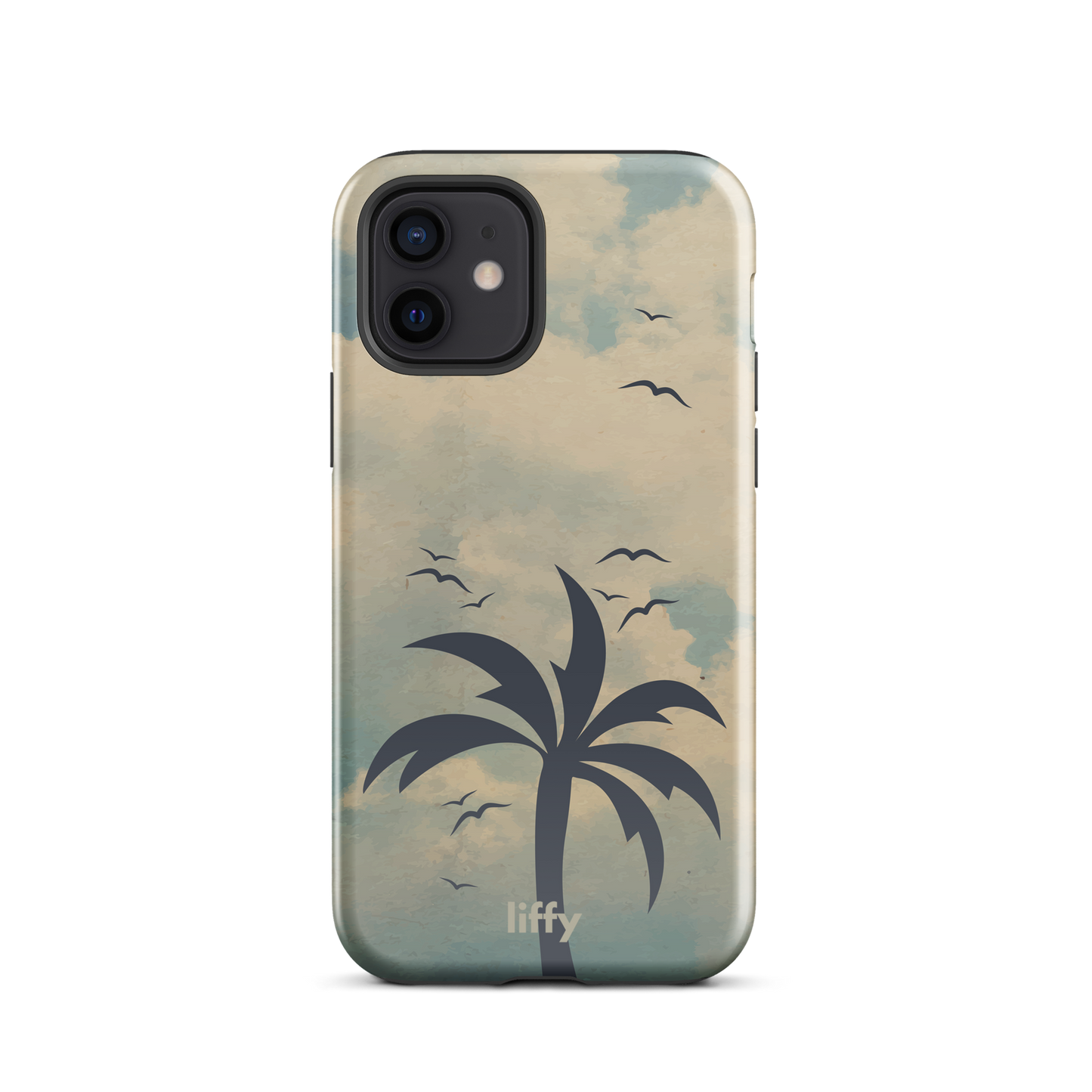 Beach Vibes: Cloudy Horizon iPhone Tough Case