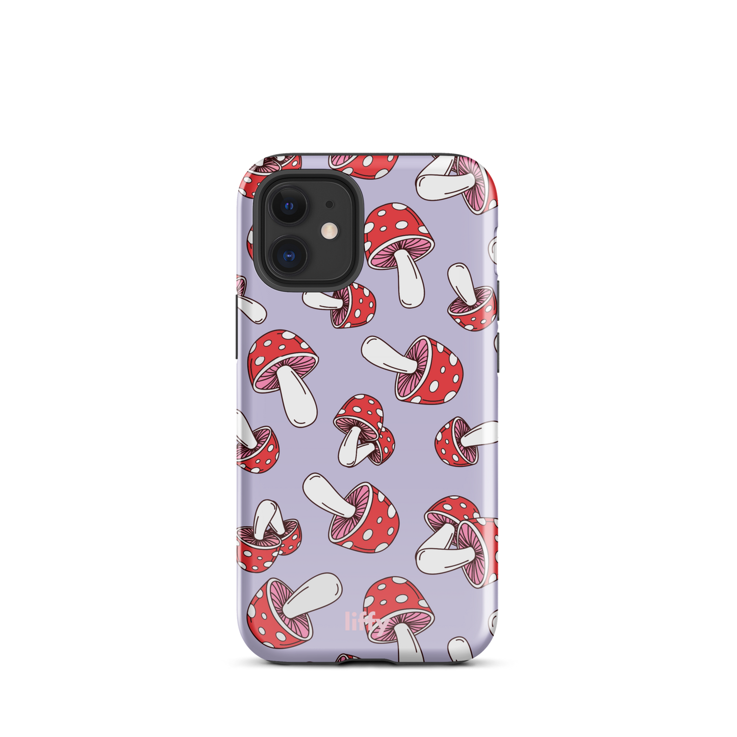 Purple Mushrooms iPhone Tough Case