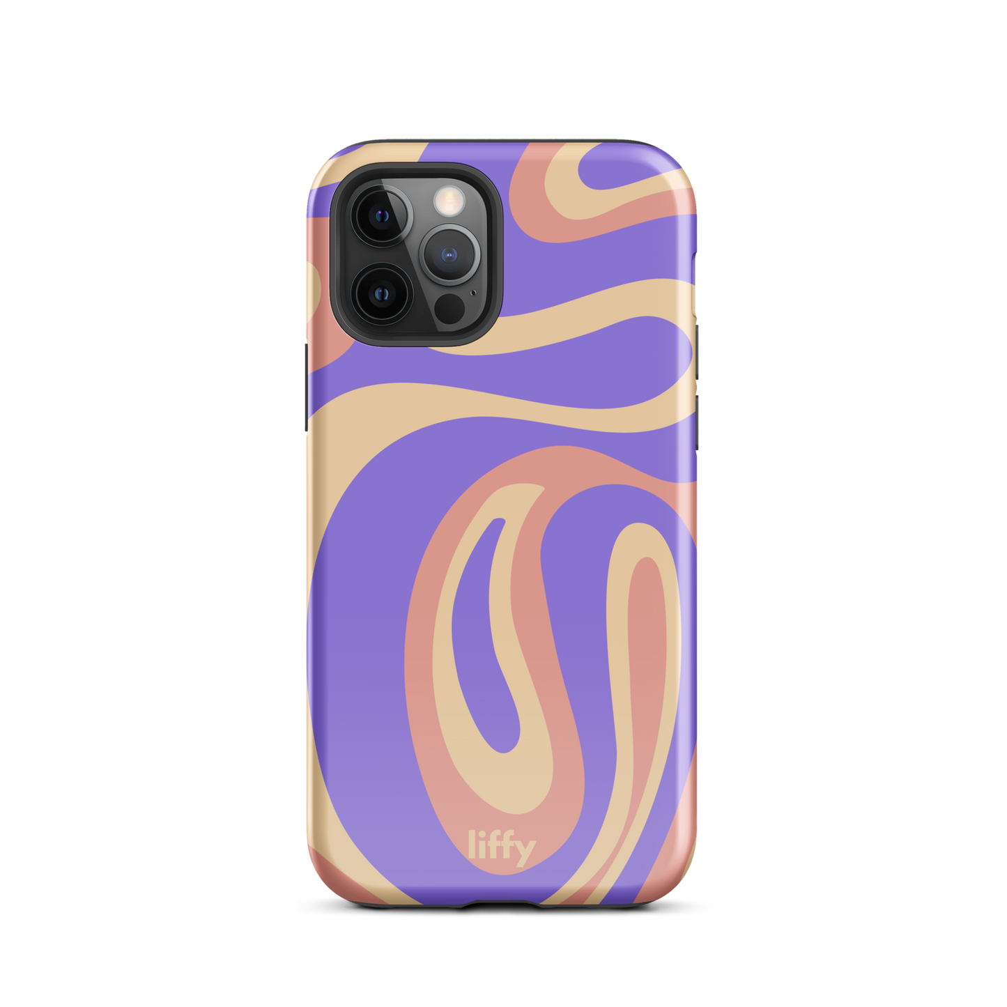 Liquid Dream: Lavender Fields iPhone Tough Case