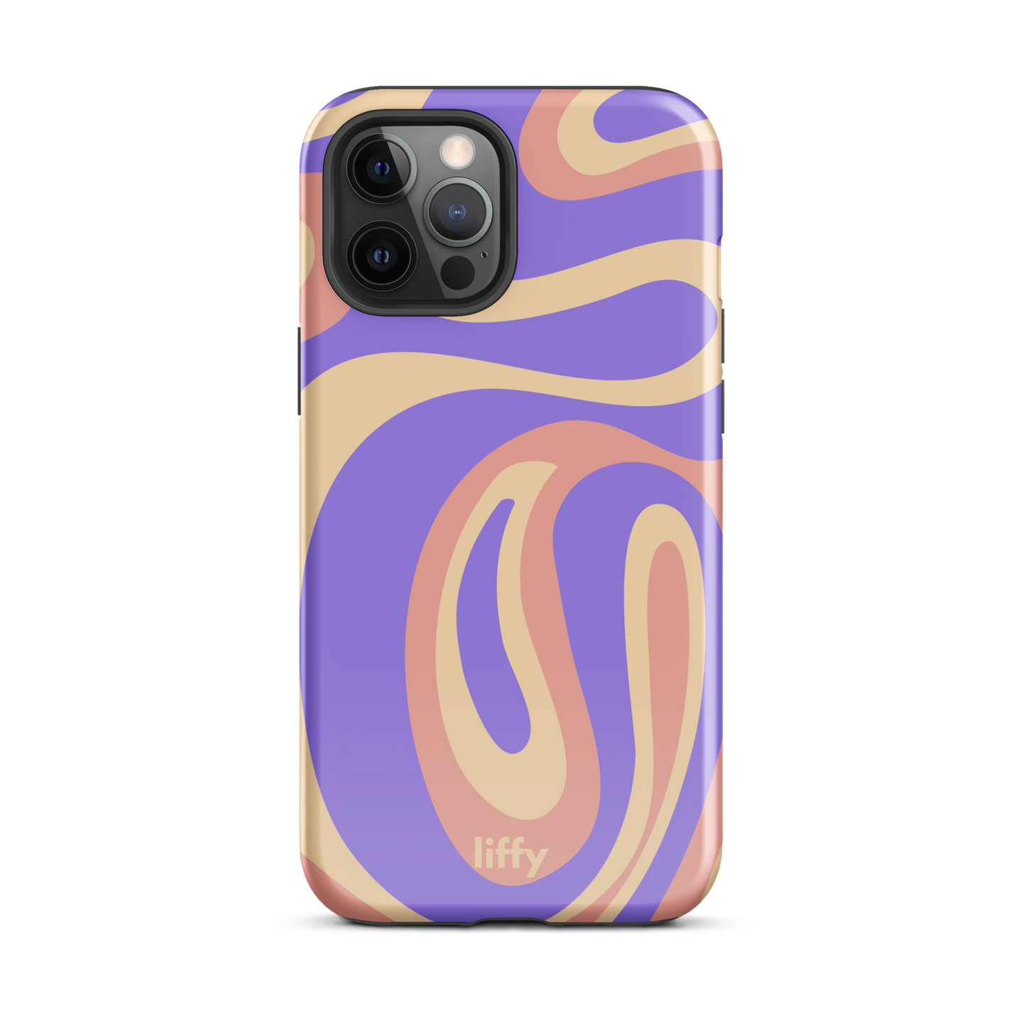 Liquid Dream: Lavender Fields iPhone Tough Case