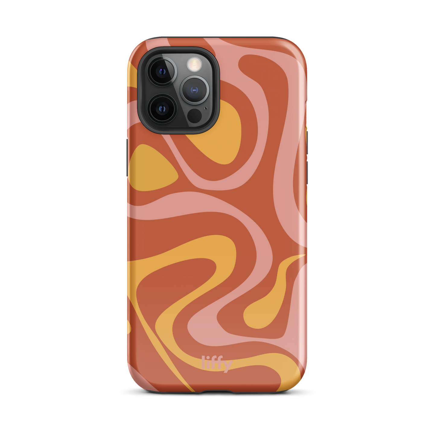 Liquid Dream: Sunset Swirl iPhone Tough Case