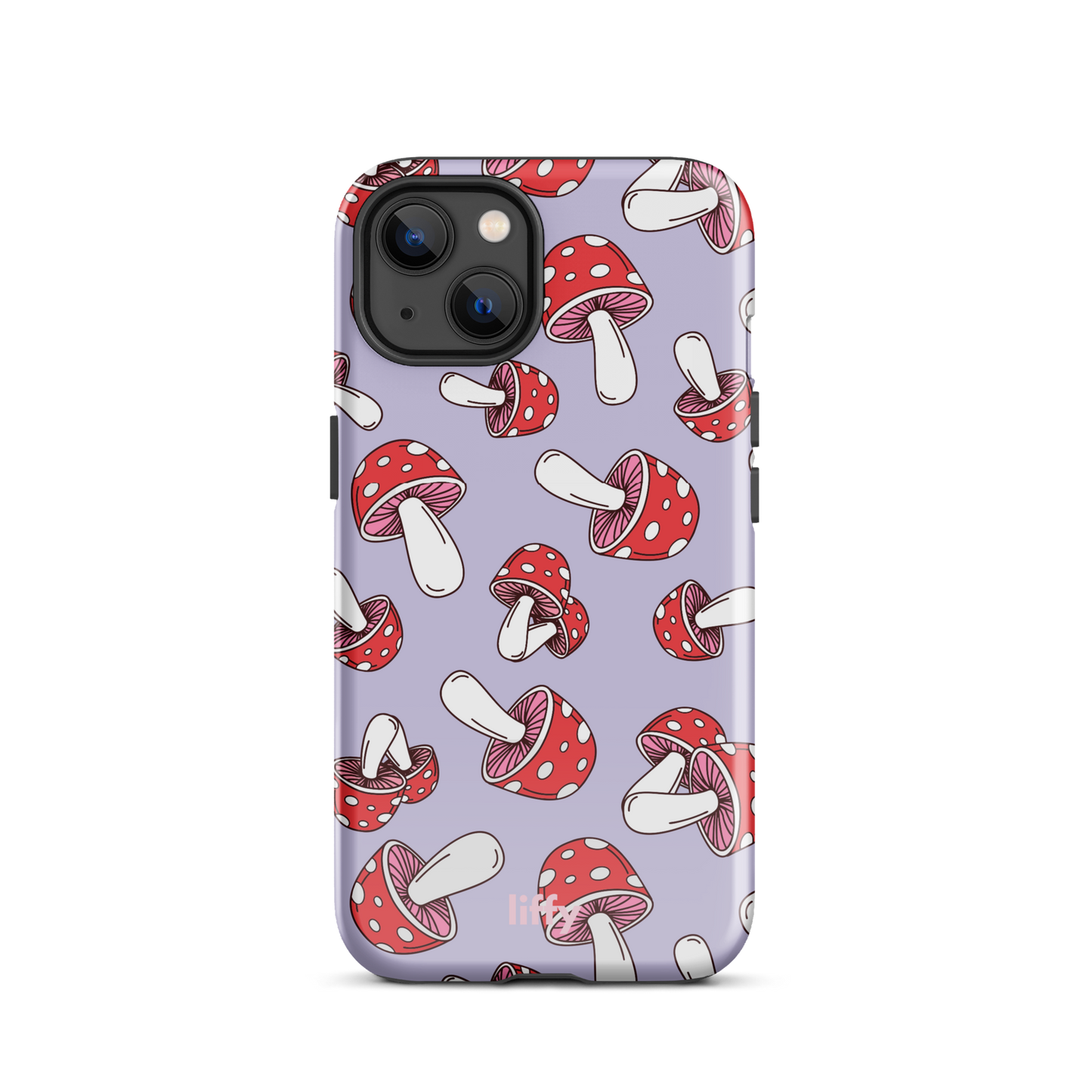 Purple Mushrooms iPhone Tough Case