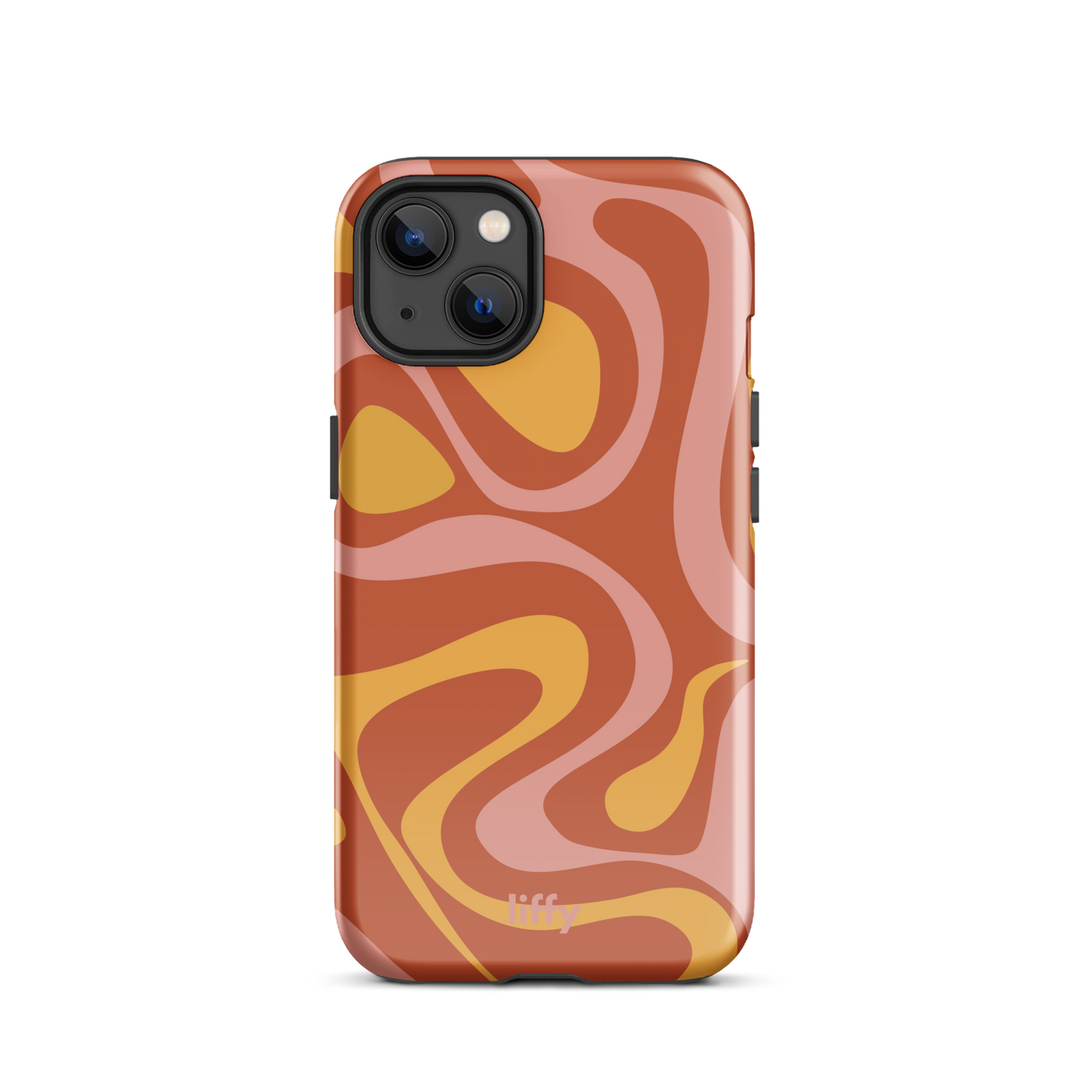 Liquid Dream: Sunset Swirl iPhone Tough Case