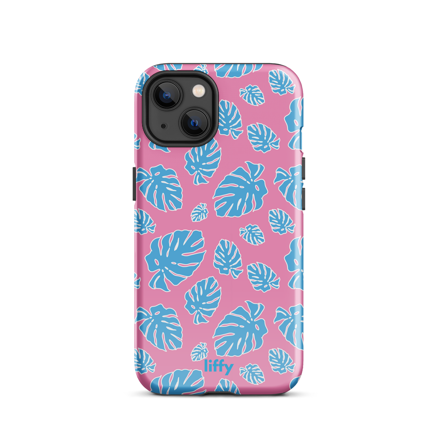 Beach Vibes: Funky Leaves iPhone Tough Case