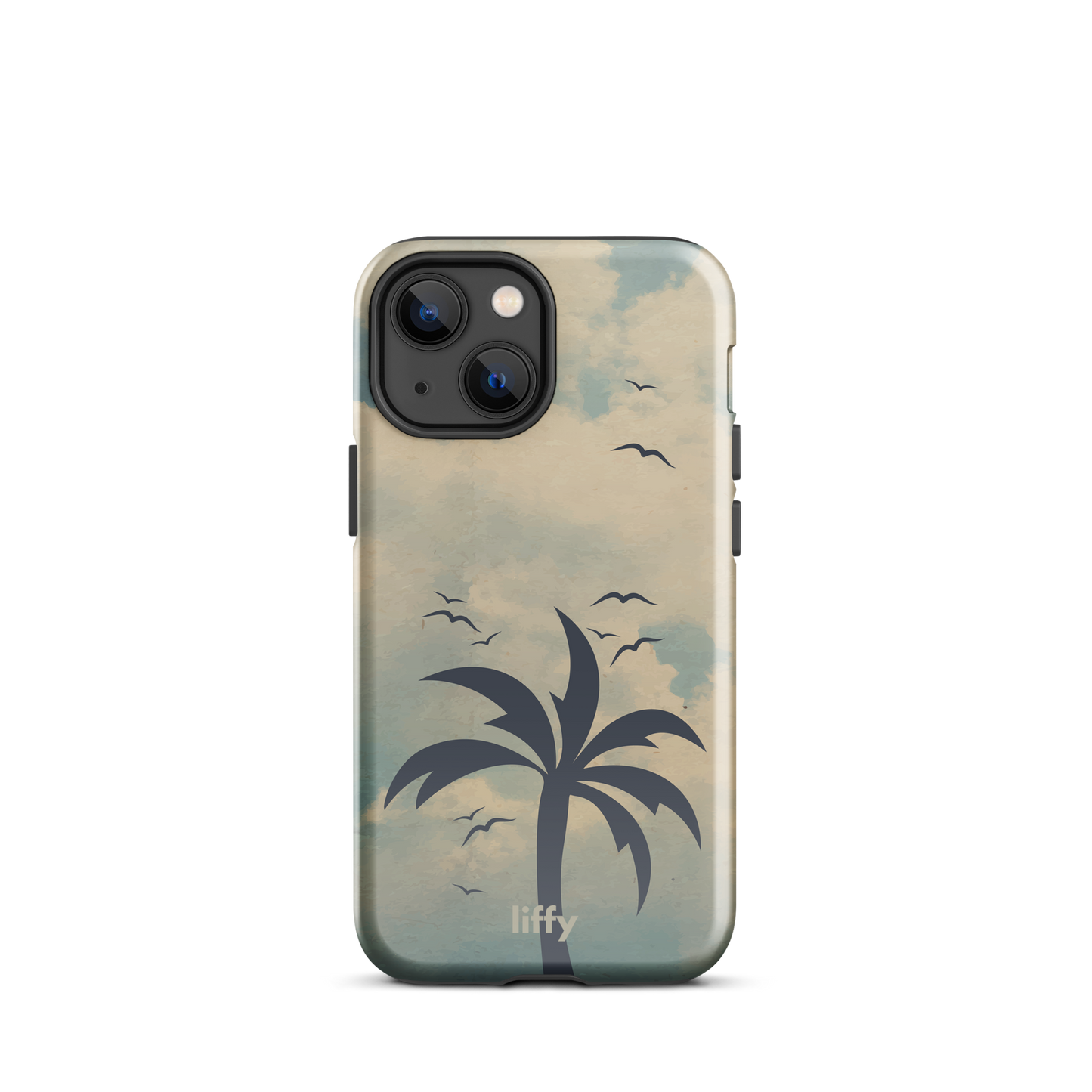 Beach Vibes: Cloudy Horizon iPhone Tough Case