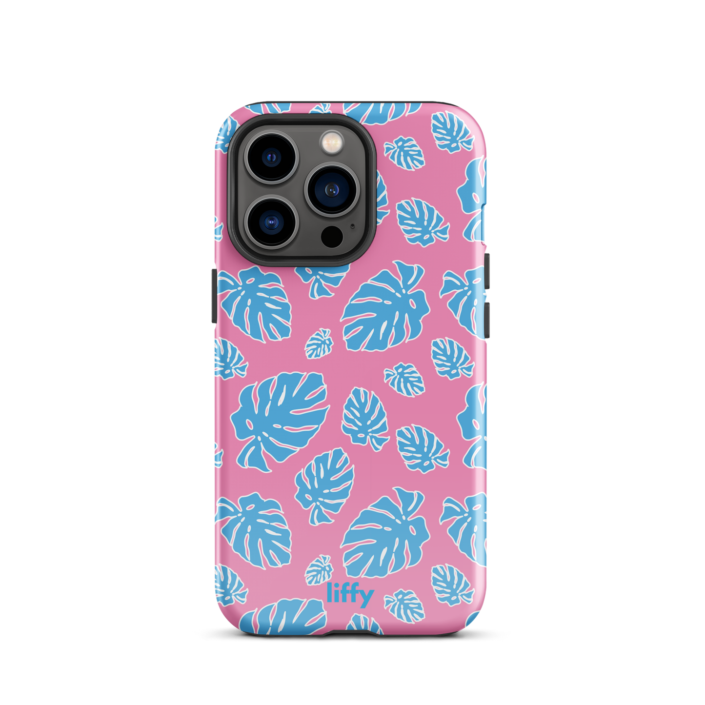 Beach Vibes: Funky Leaves iPhone Tough Case