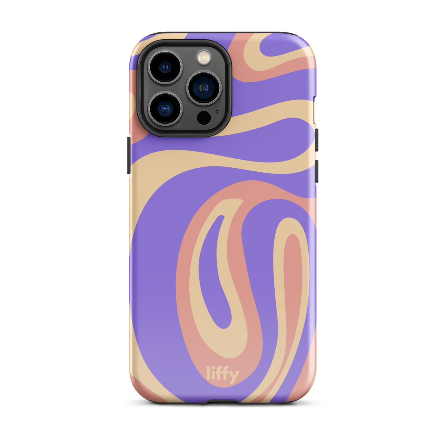 Liquid Dream: Lavender Fields iPhone Tough Case