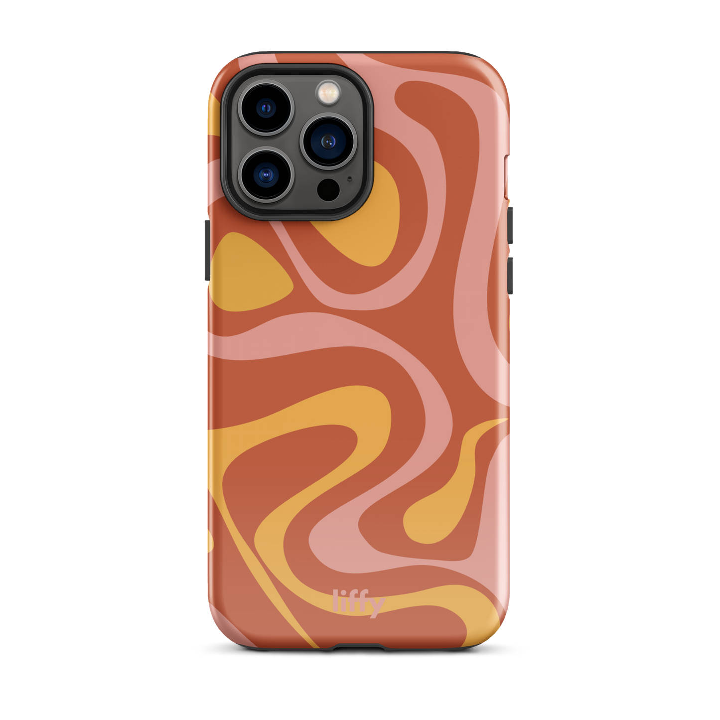 Liquid Dream: Sunset Swirl iPhone Tough Case