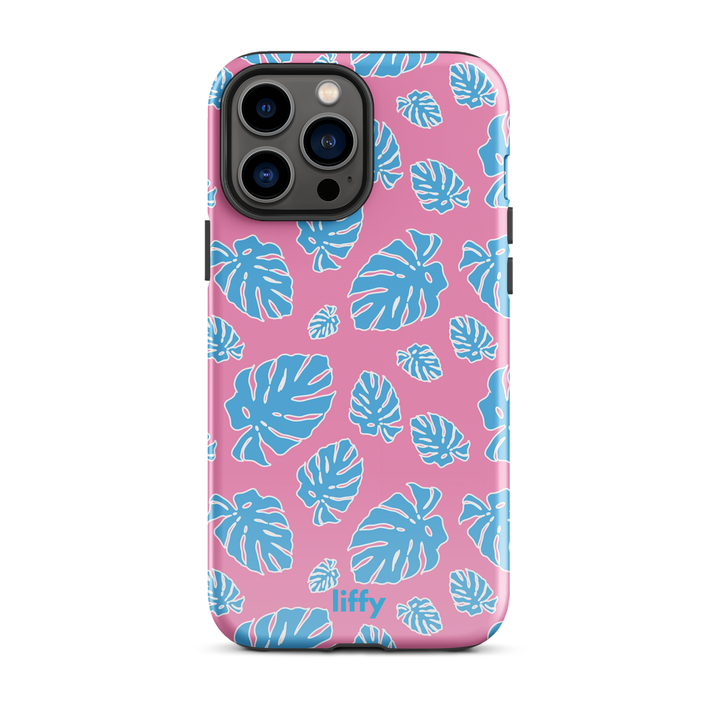 Beach Vibes: Funky Leaves iPhone Tough Case