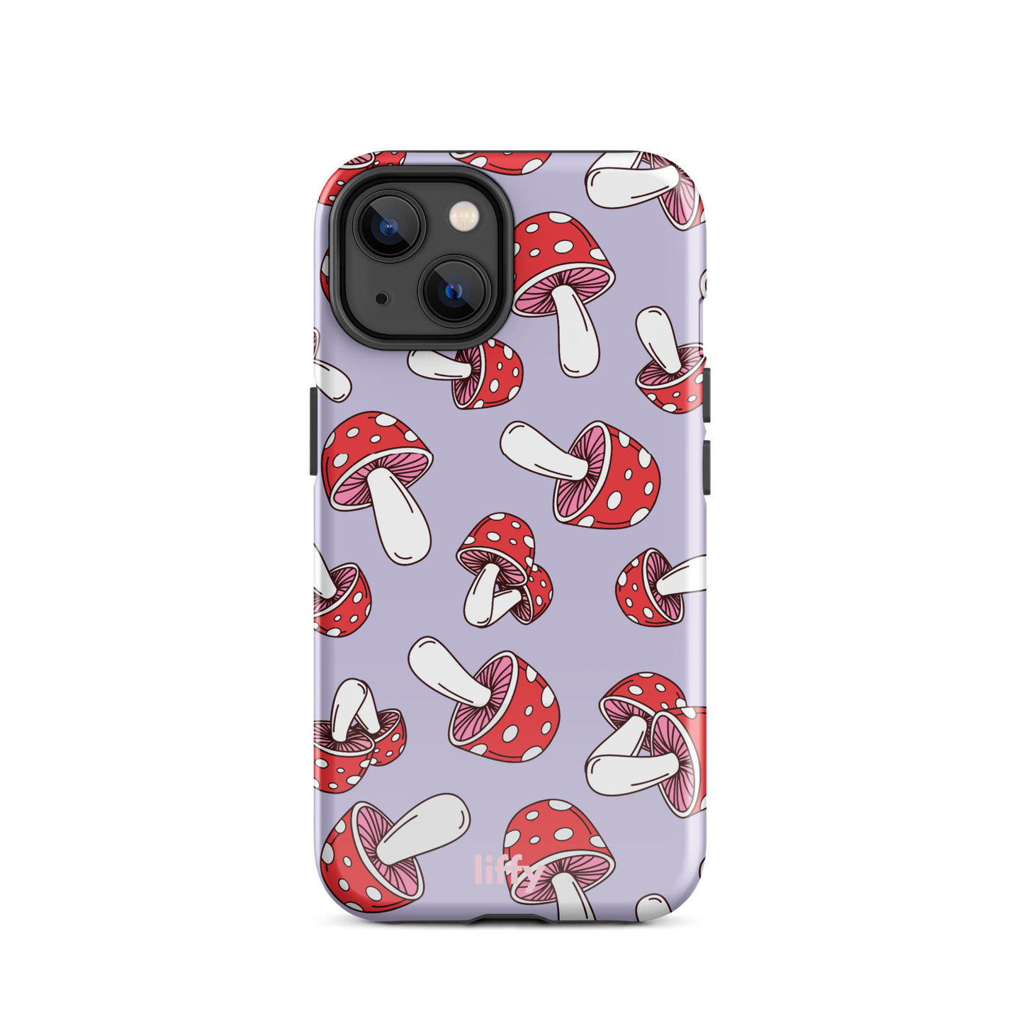 Purple Mushrooms iPhone Tough Case