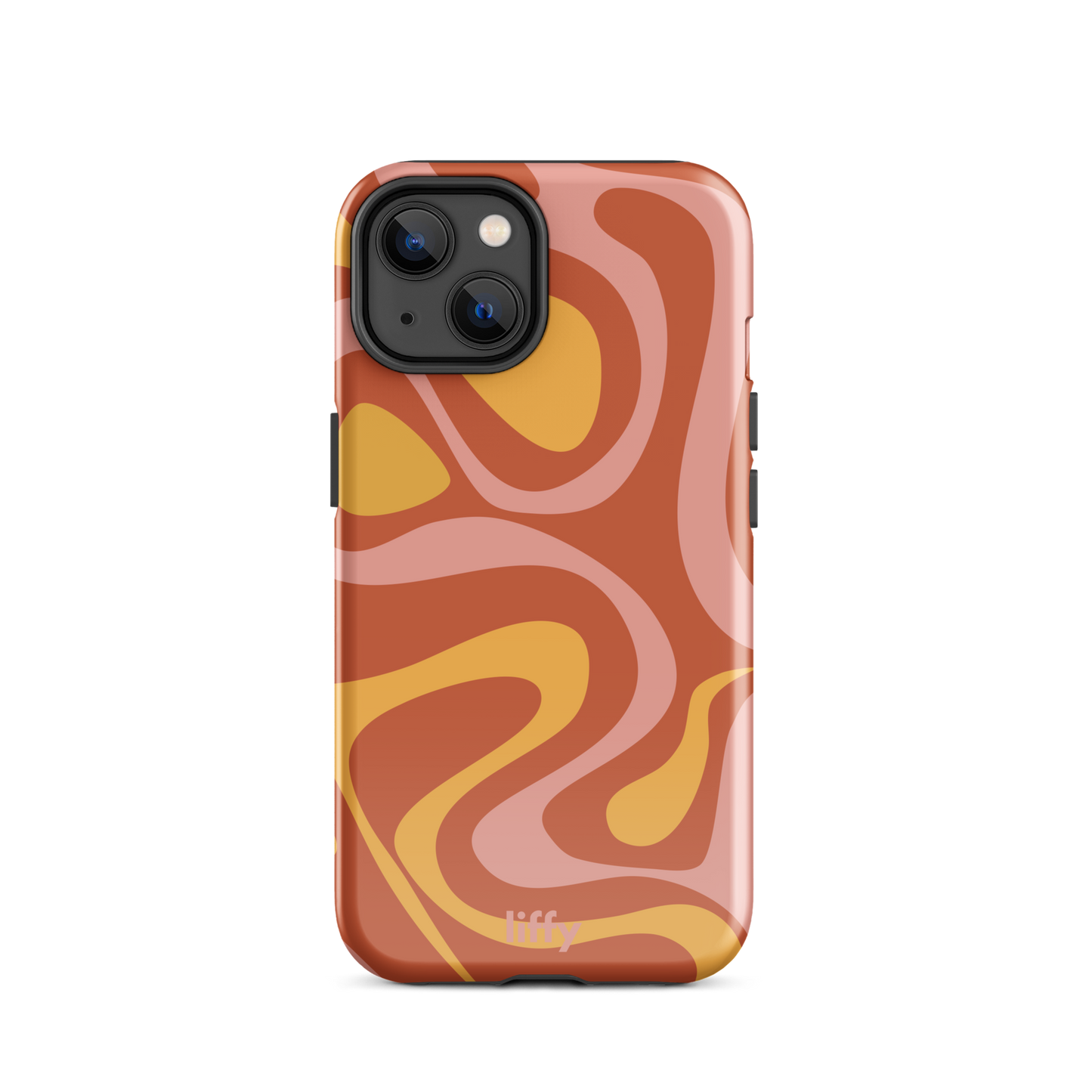 Liquid Dream: Sunset Swirl iPhone Tough Case