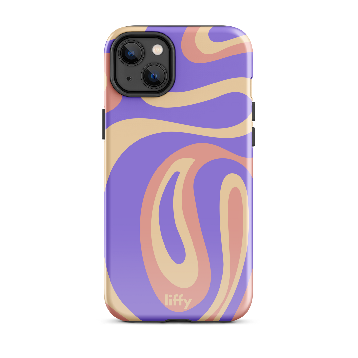 Liquid Dream: Lavender Fields iPhone Tough Case