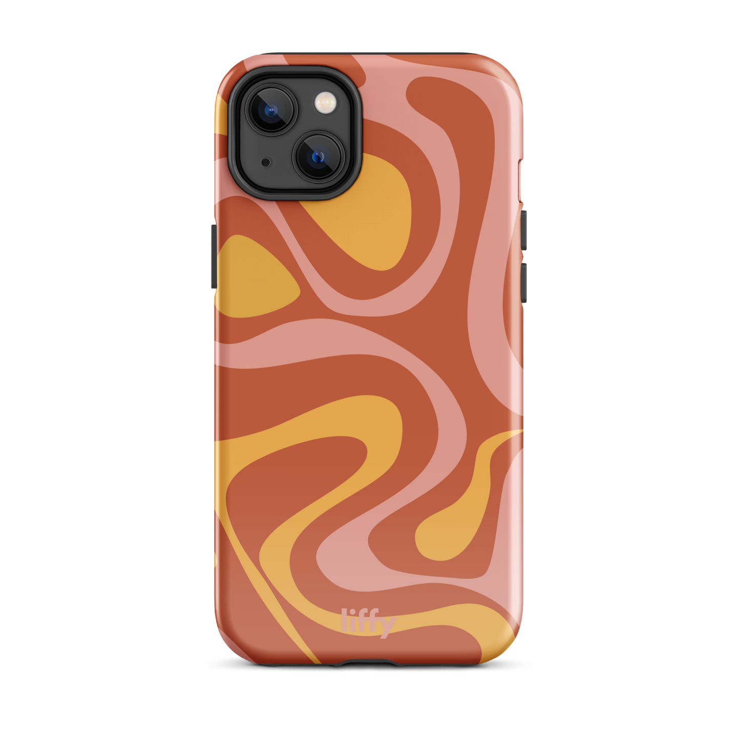 Liquid Dream: Sunset Swirl iPhone Tough Case