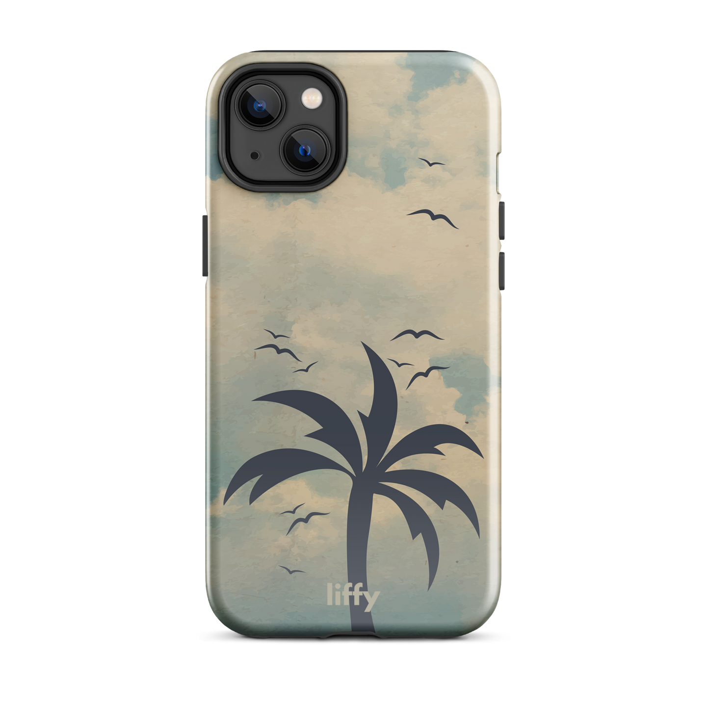 Beach Vibes: Cloudy Horizon iPhone Tough Case