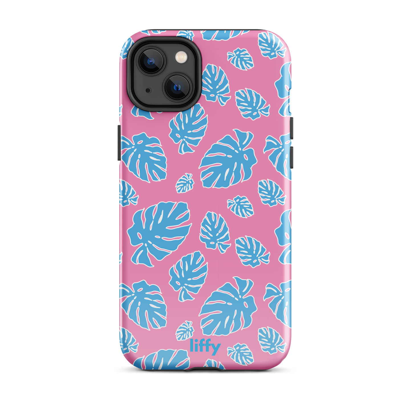 Beach Vibes: Funky Leaves iPhone Tough Case