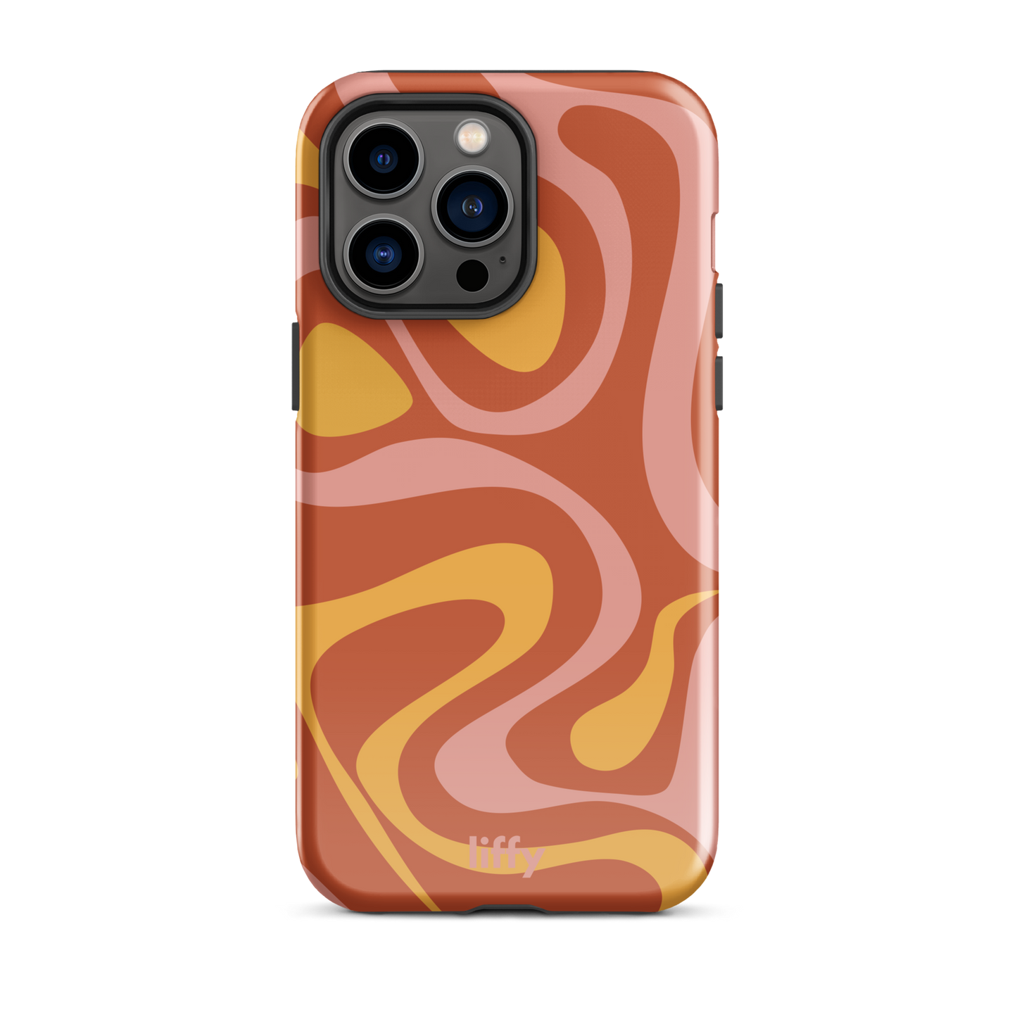 Liquid Dream: Sunset Swirl iPhone Tough Case