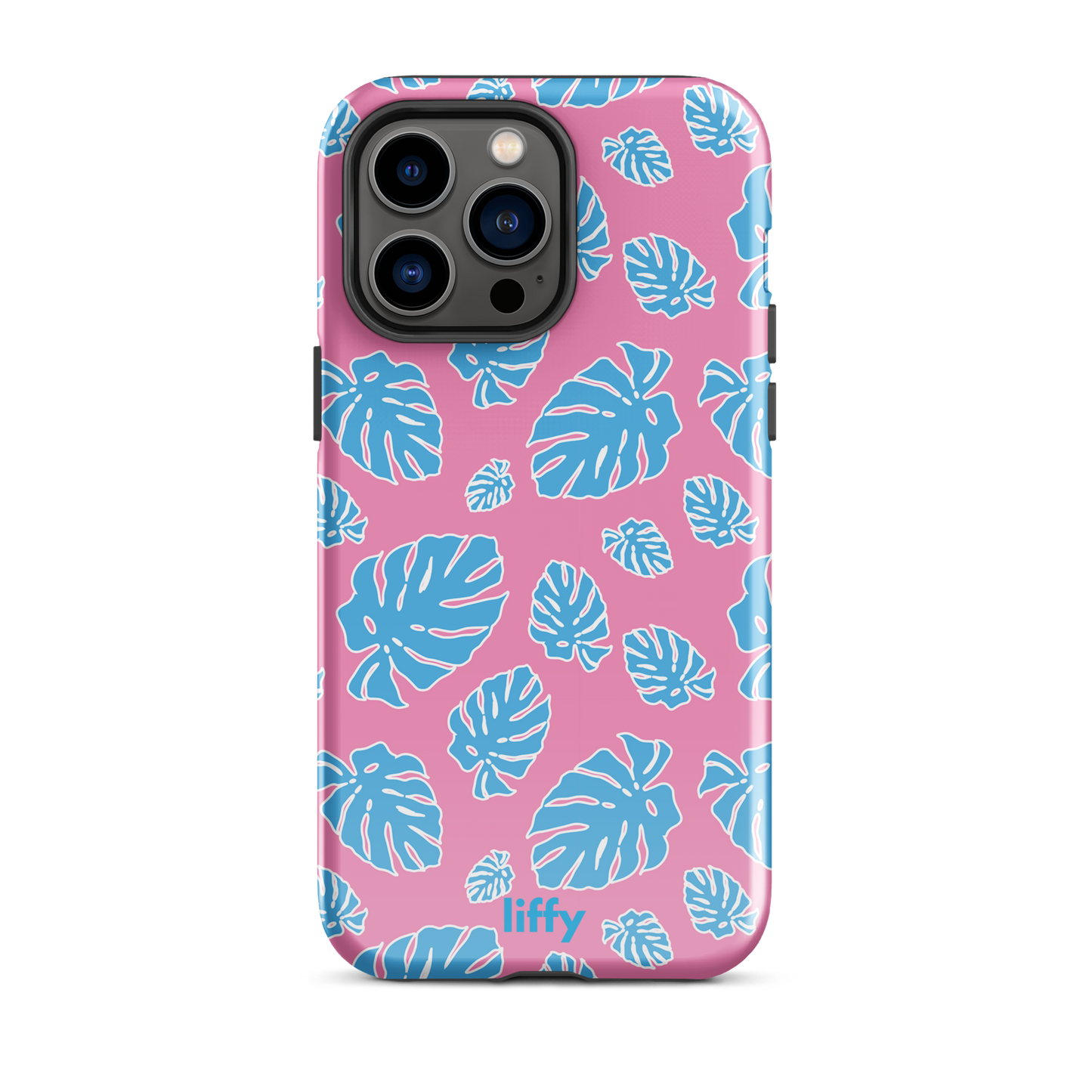 Beach Vibes: Funky Leaves iPhone Tough Case