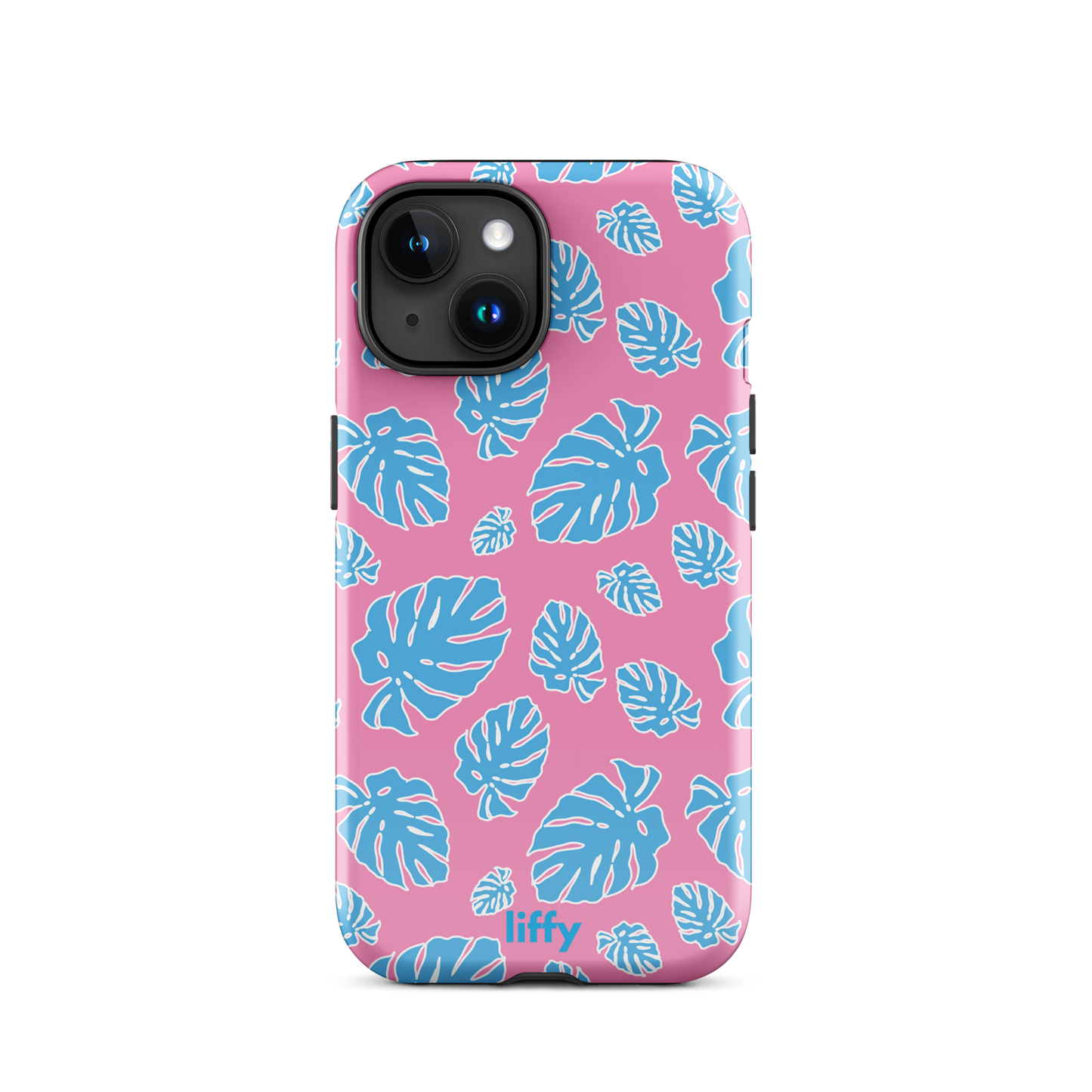 Beach Vibes: Funky Leaves iPhone Tough Case