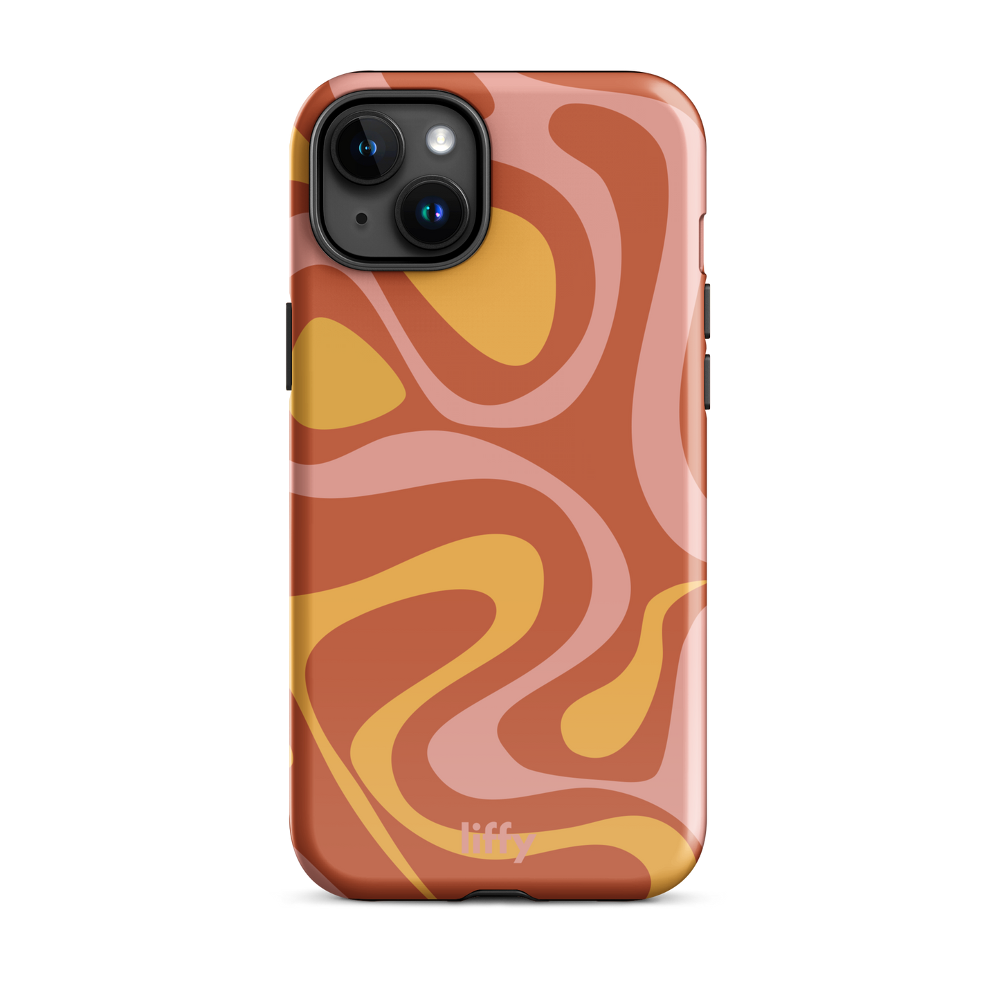 Liquid Dream: Sunset Swirl iPhone Tough Case