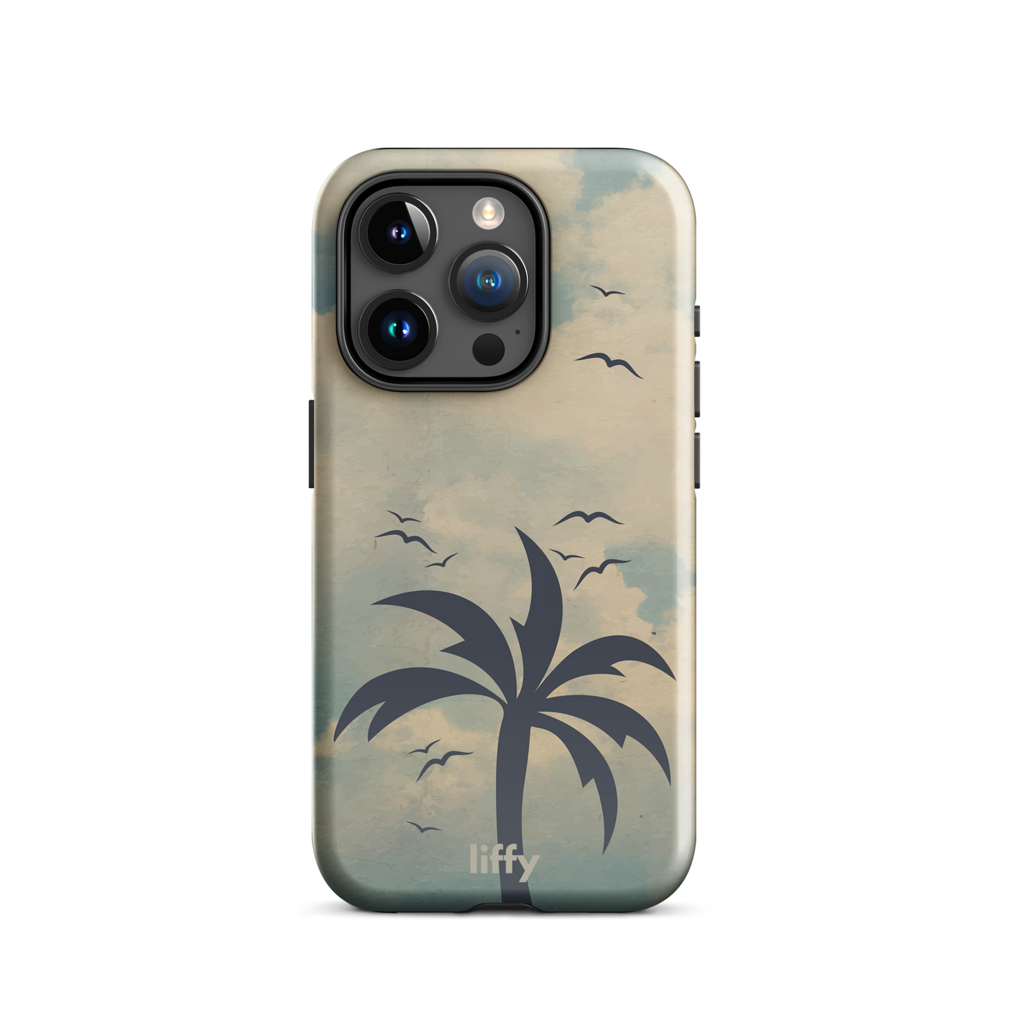 Beach Vibes: Cloudy Horizon iPhone Tough Case