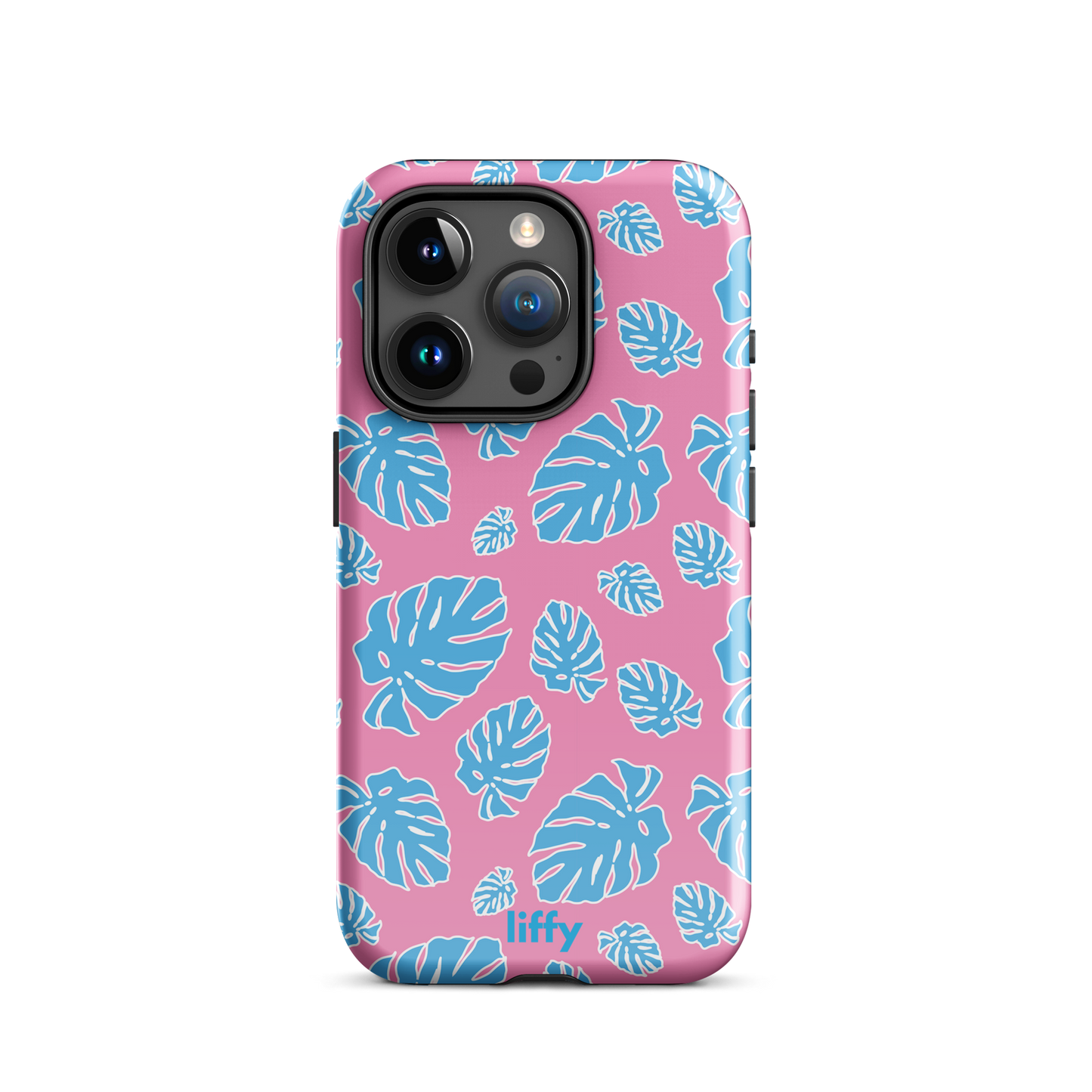 Beach Vibes: Funky Leaves iPhone Tough Case