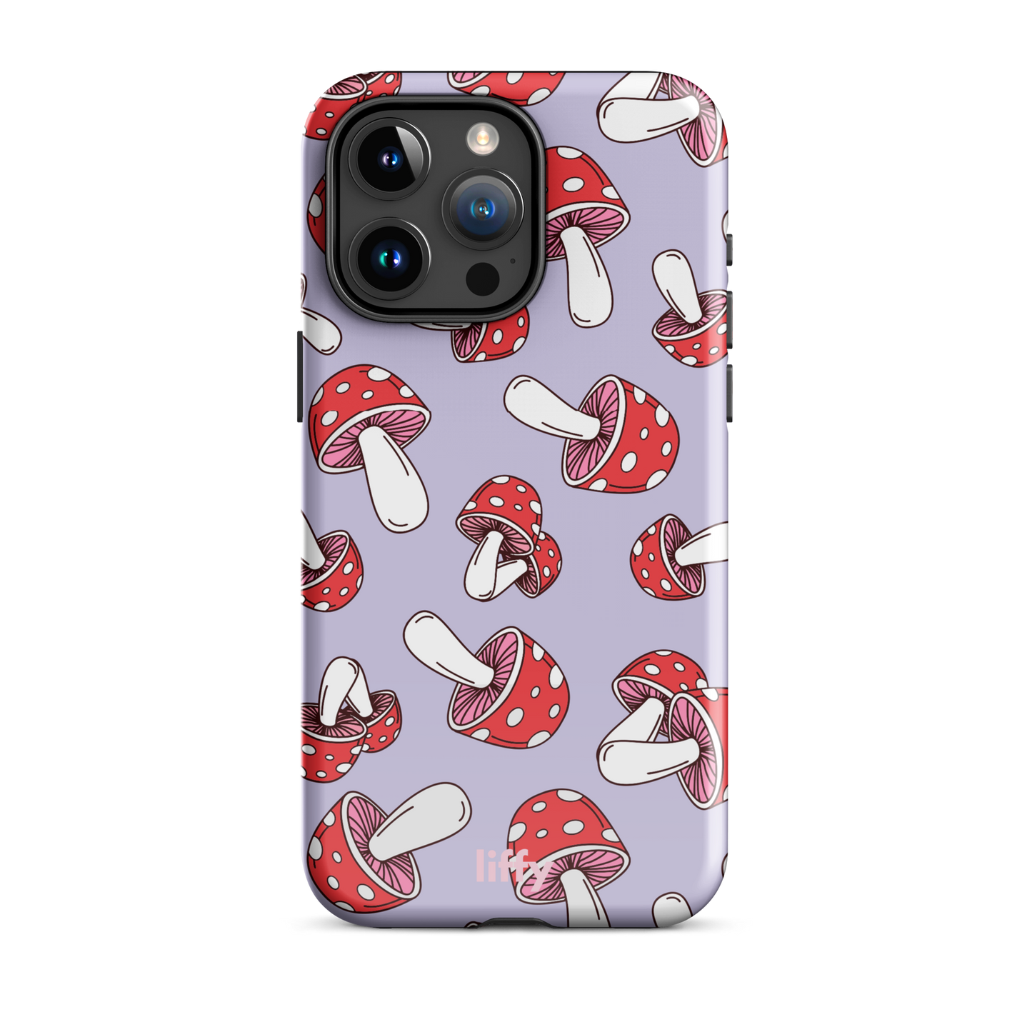 Purple Mushrooms iPhone Tough Case