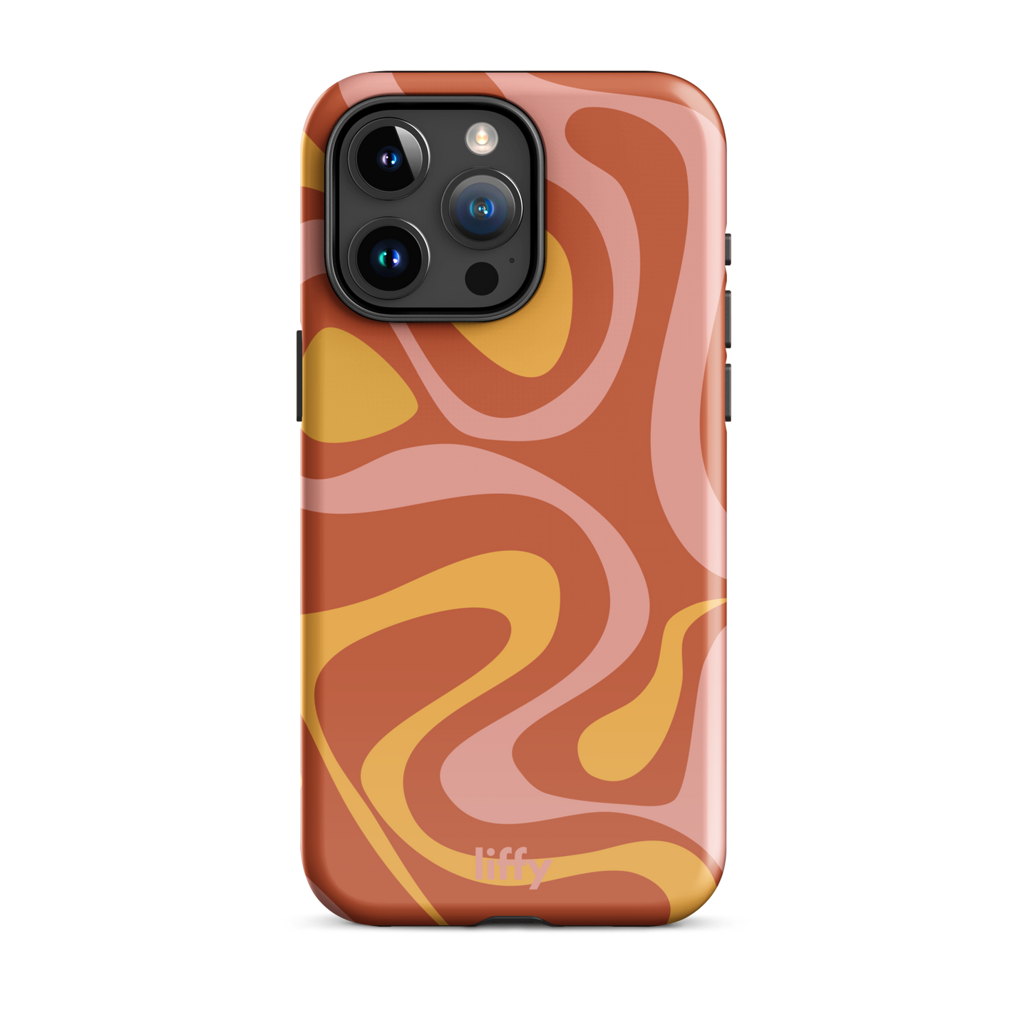 Liquid Dream: Sunset Swirl iPhone Tough Case