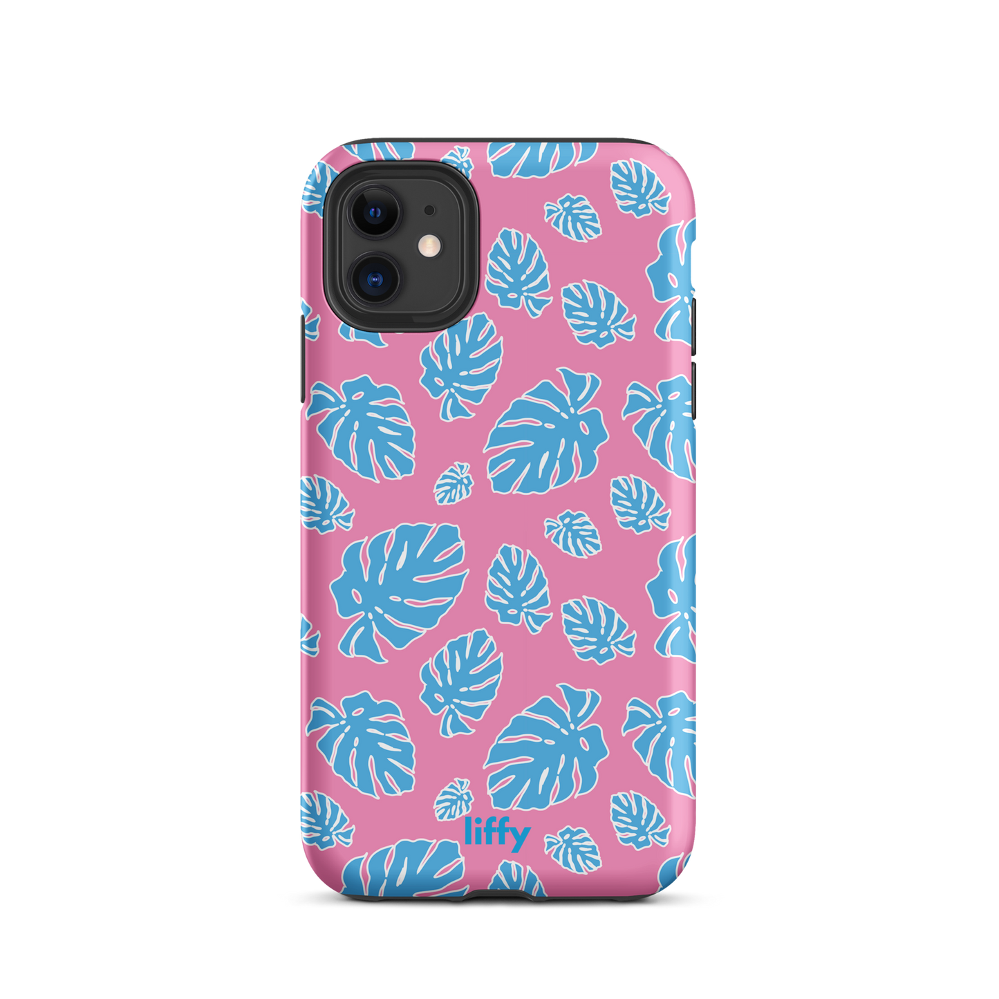 Beach Vibes: Funky Leaves iPhone Tough Case