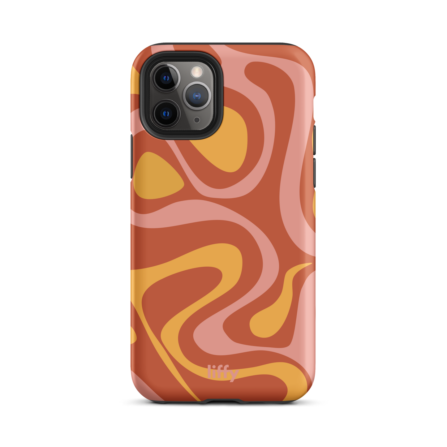 Liquid Dream: Sunset Swirl iPhone Tough Case