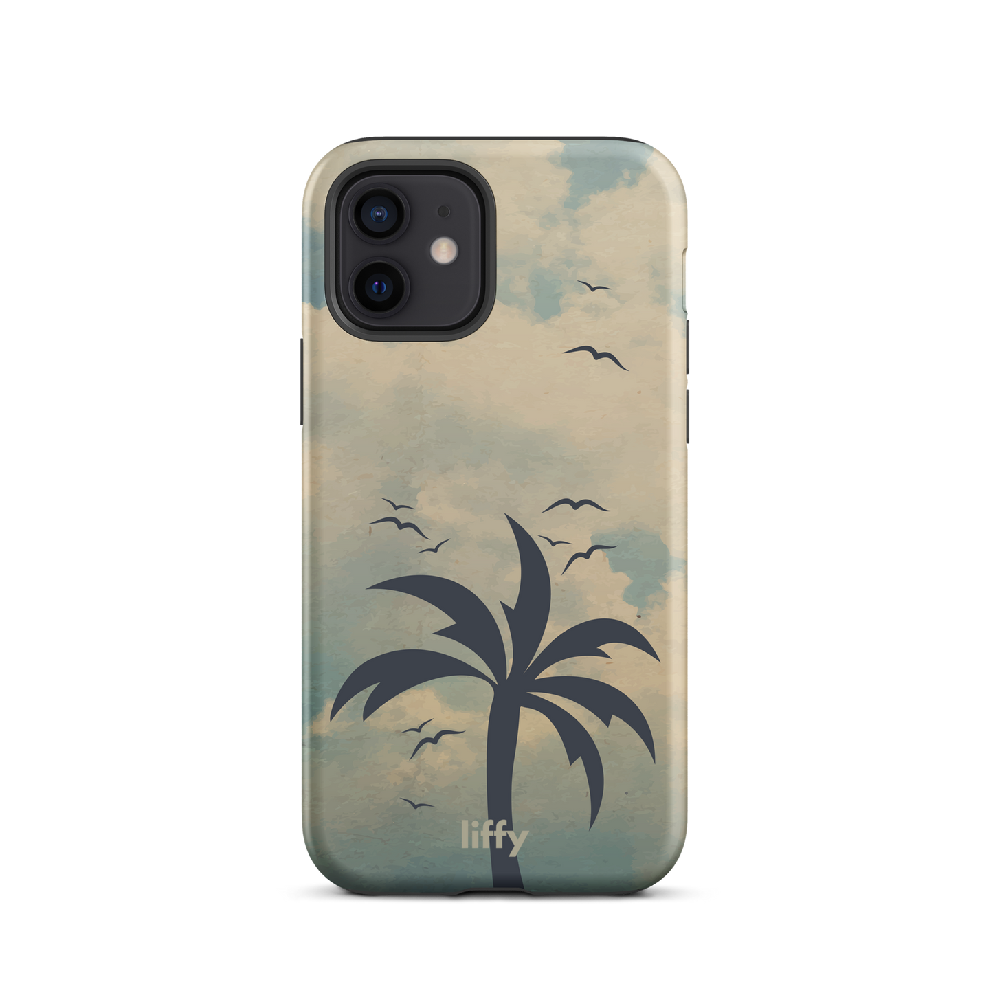 Beach Vibes: Cloudy Horizon iPhone Tough Case