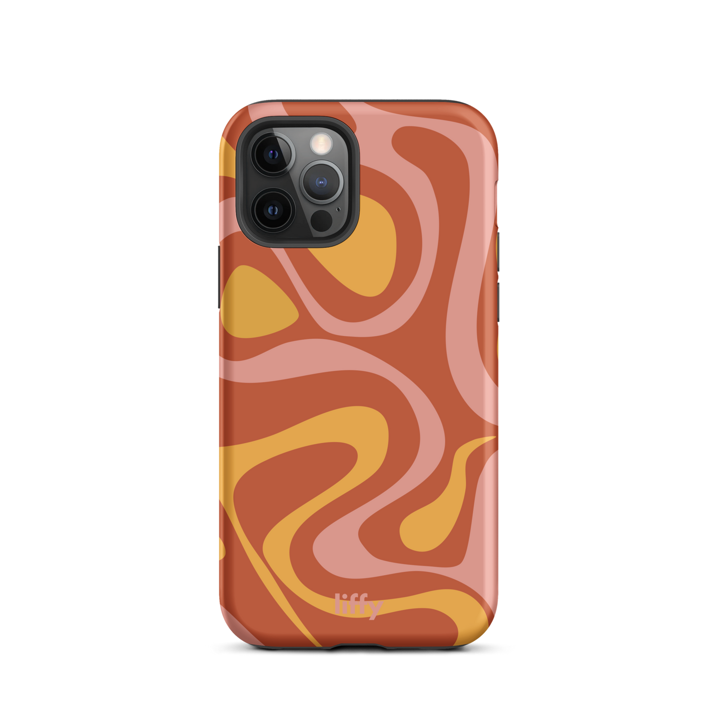 Liquid Dream: Sunset Swirl iPhone Tough Case