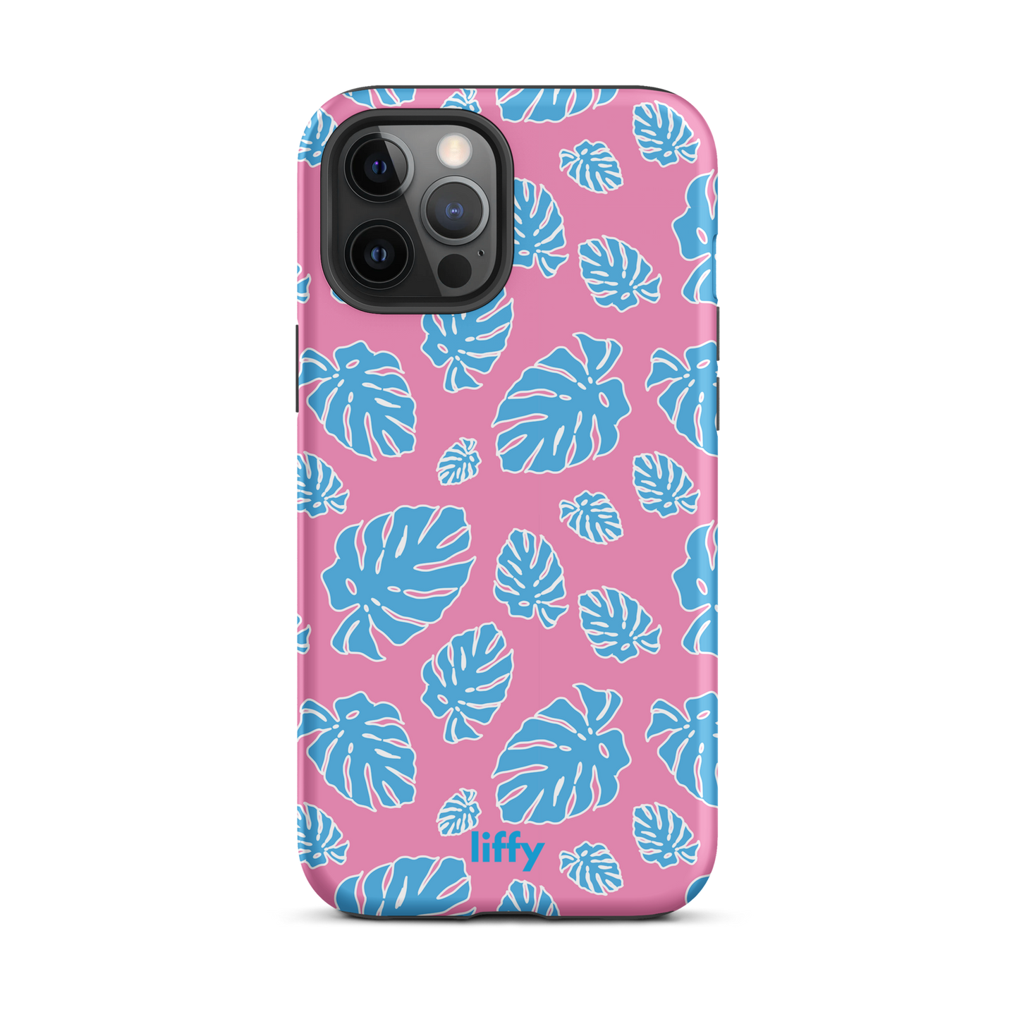 Beach Vibes: Funky Leaves iPhone Tough Case