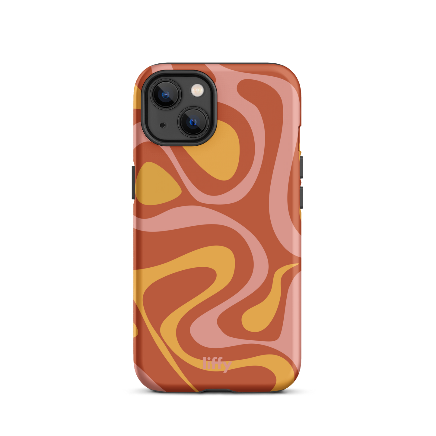 Liquid Dream: Sunset Swirl iPhone Tough Case