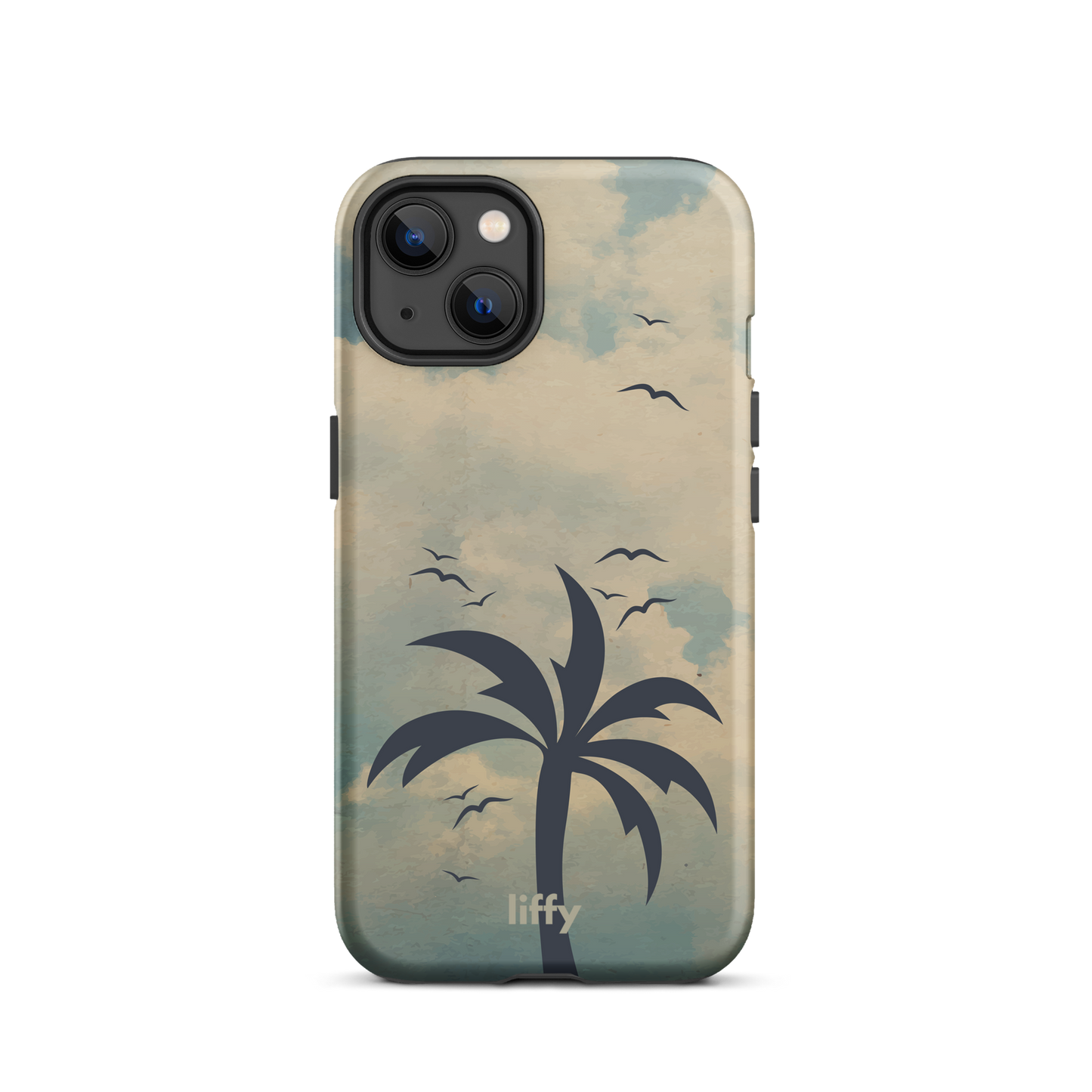 Beach Vibes: Cloudy Horizon iPhone Tough Case