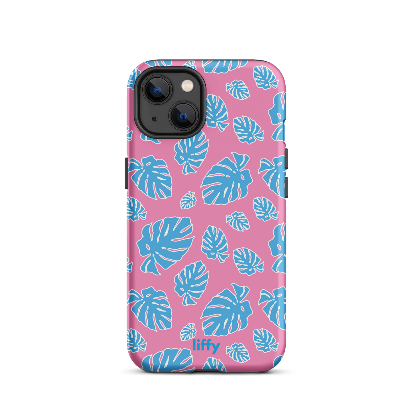 Beach Vibes: Funky Leaves iPhone Tough Case