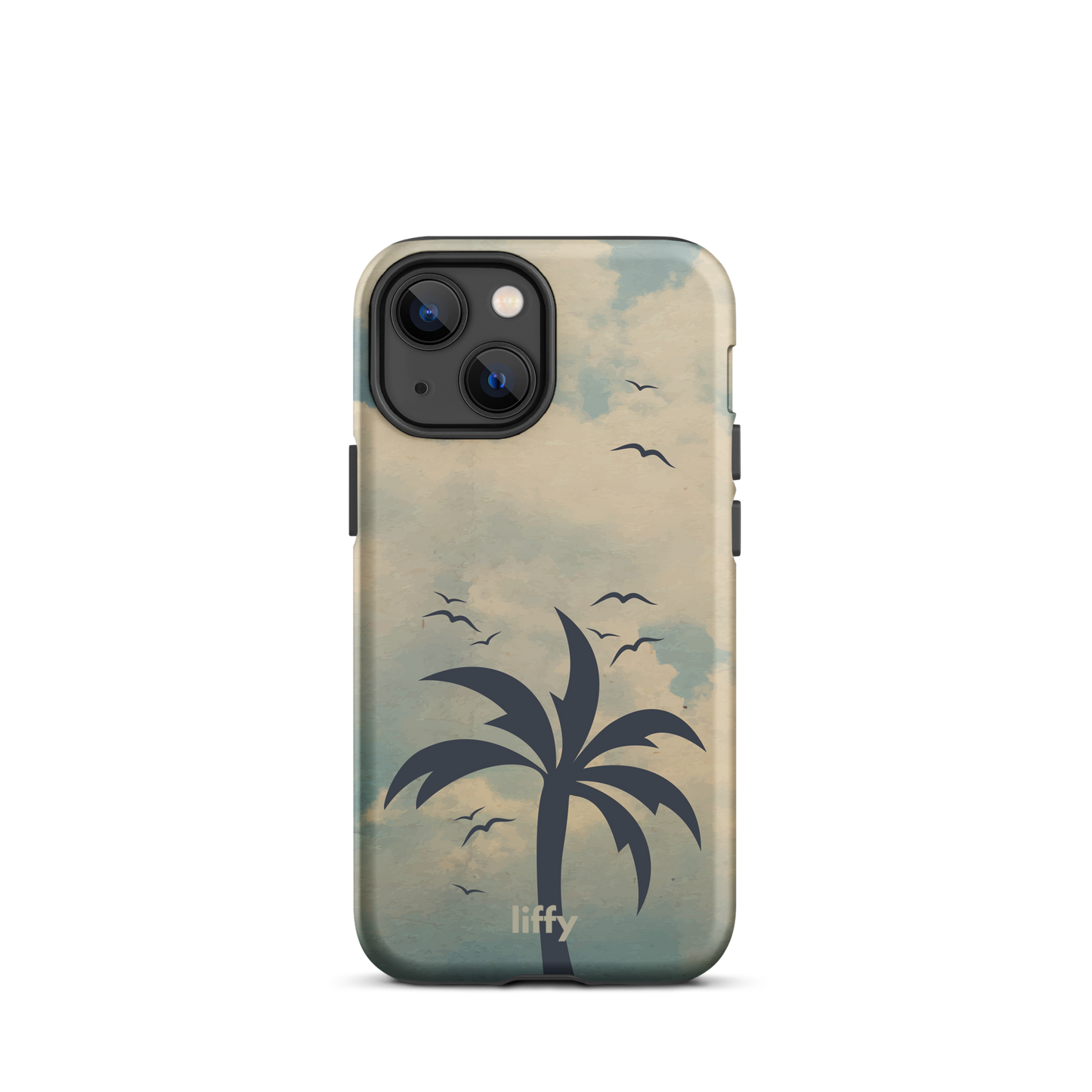 Beach Vibes: Cloudy Horizon iPhone Tough Case