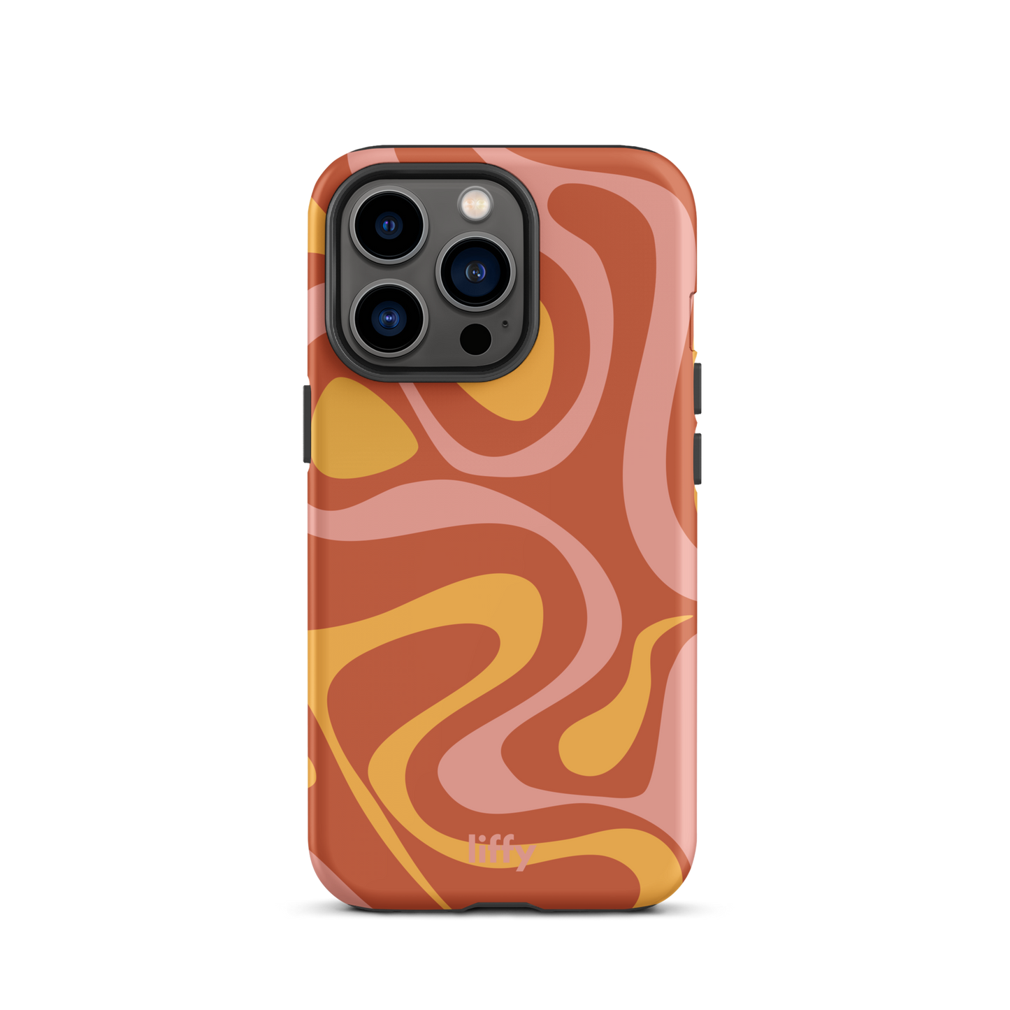 Liquid Dream: Sunset Swirl iPhone Tough Case