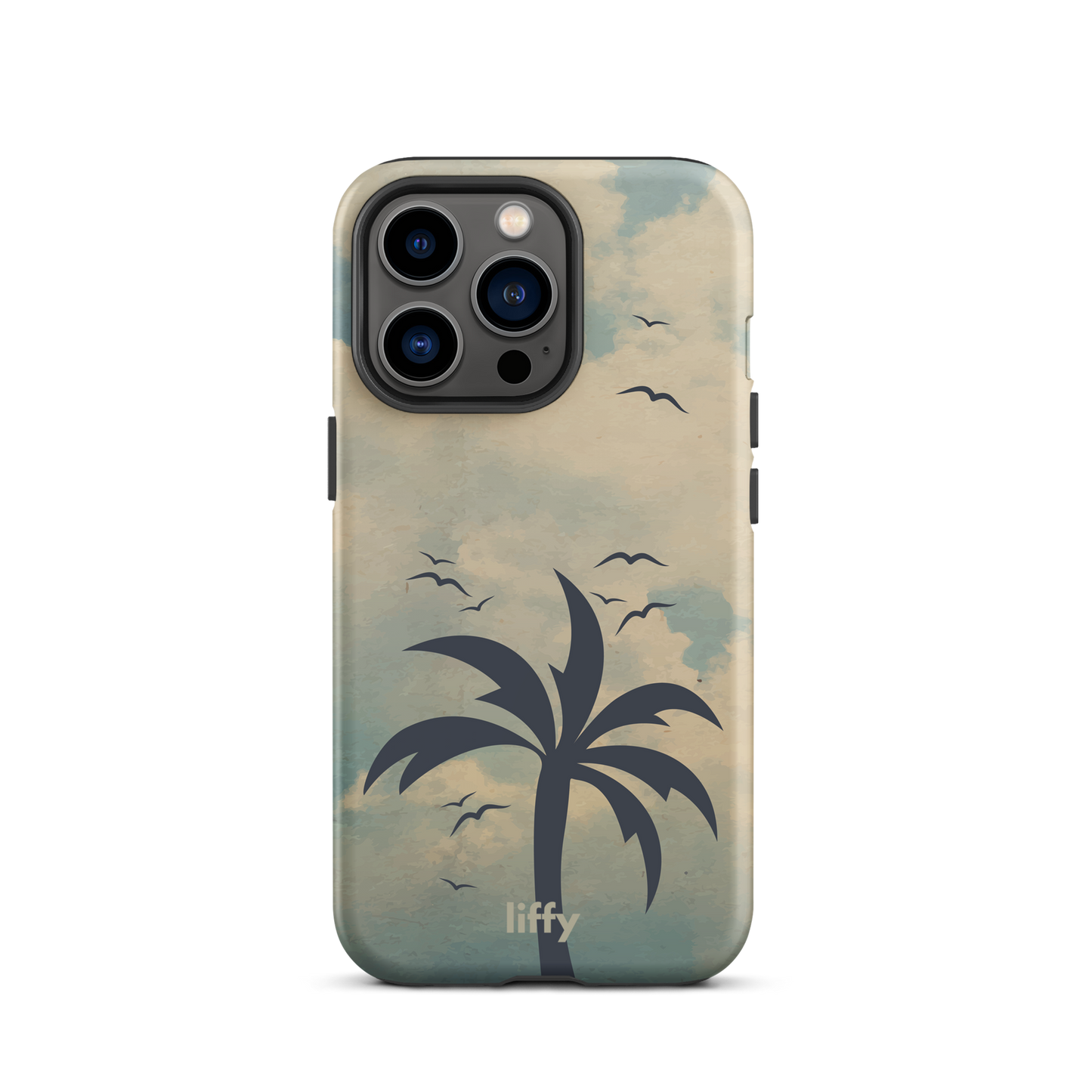 Beach Vibes: Cloudy Horizon iPhone Tough Case