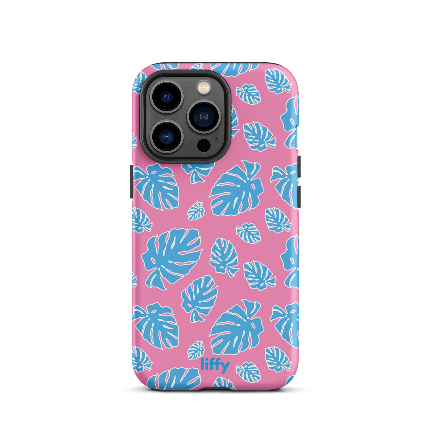 Beach Vibes: Funky Leaves iPhone Tough Case