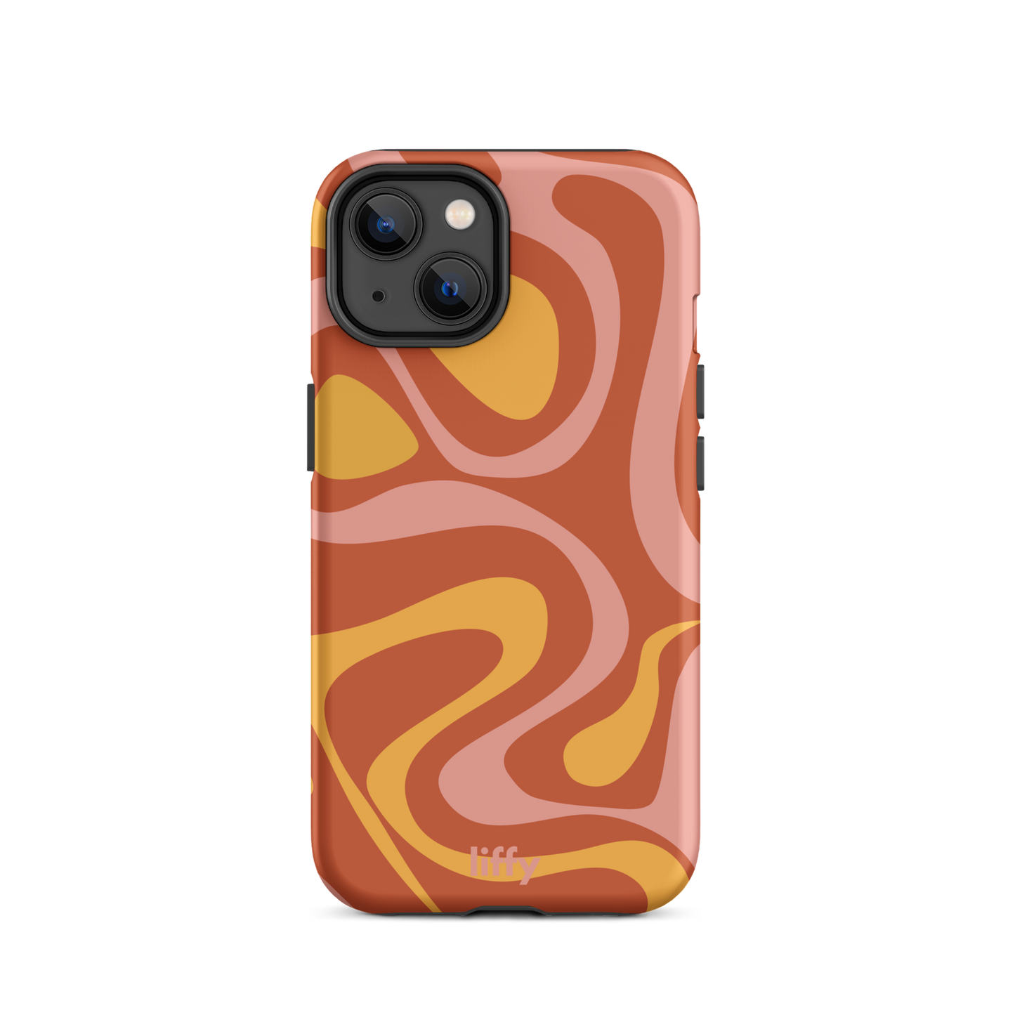 Liquid Dream: Sunset Swirl iPhone Tough Case