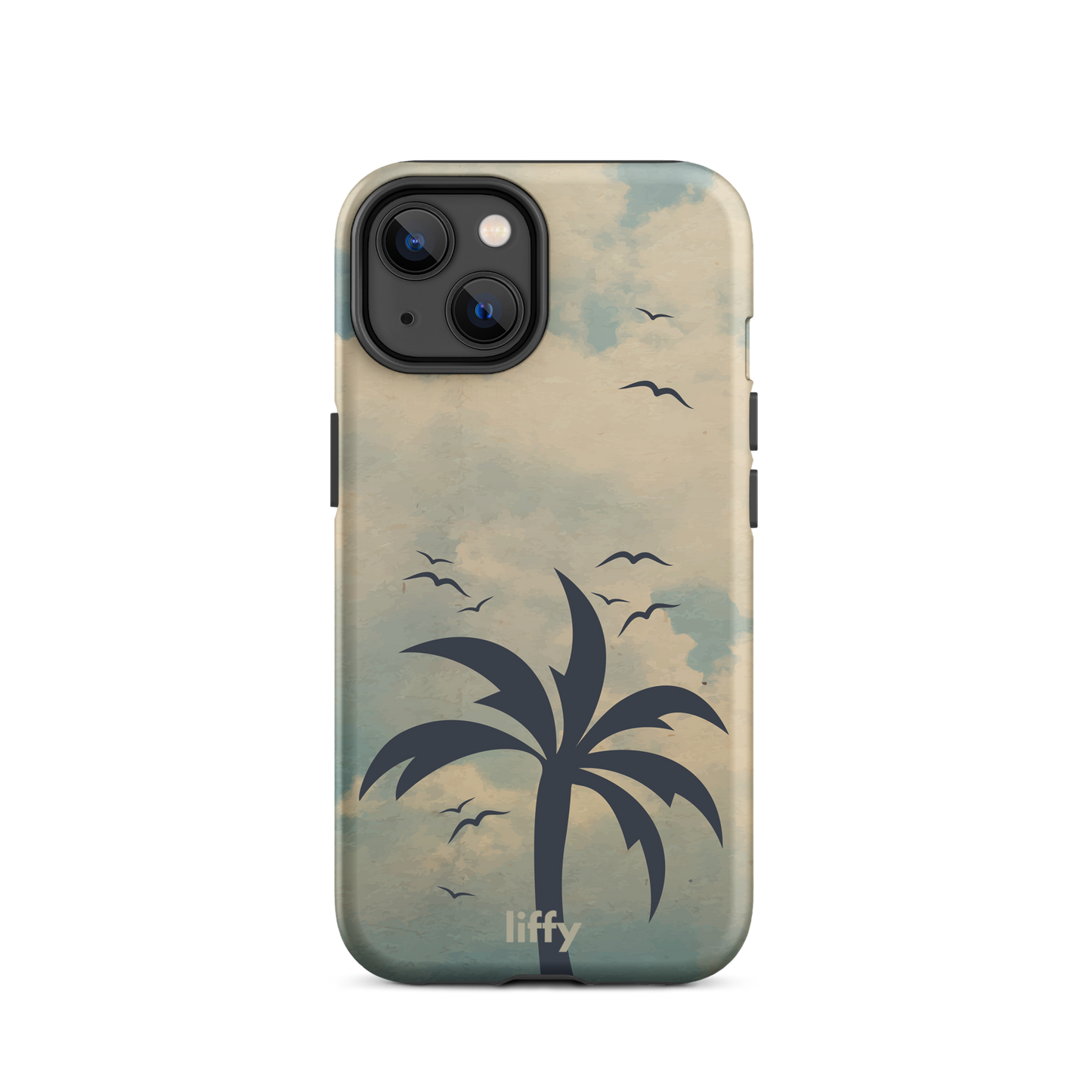 Beach Vibes: Cloudy Horizon iPhone Tough Case