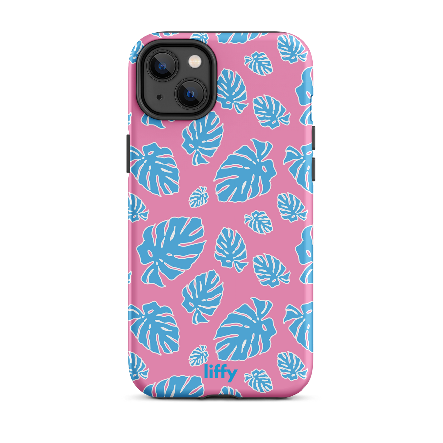 Beach Vibes: Funky Leaves iPhone Tough Case