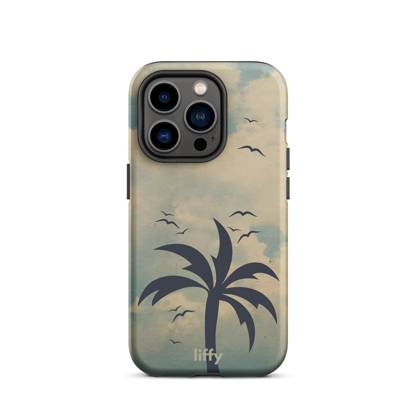 Beach Vibes: Cloudy Horizon iPhone Tough Case