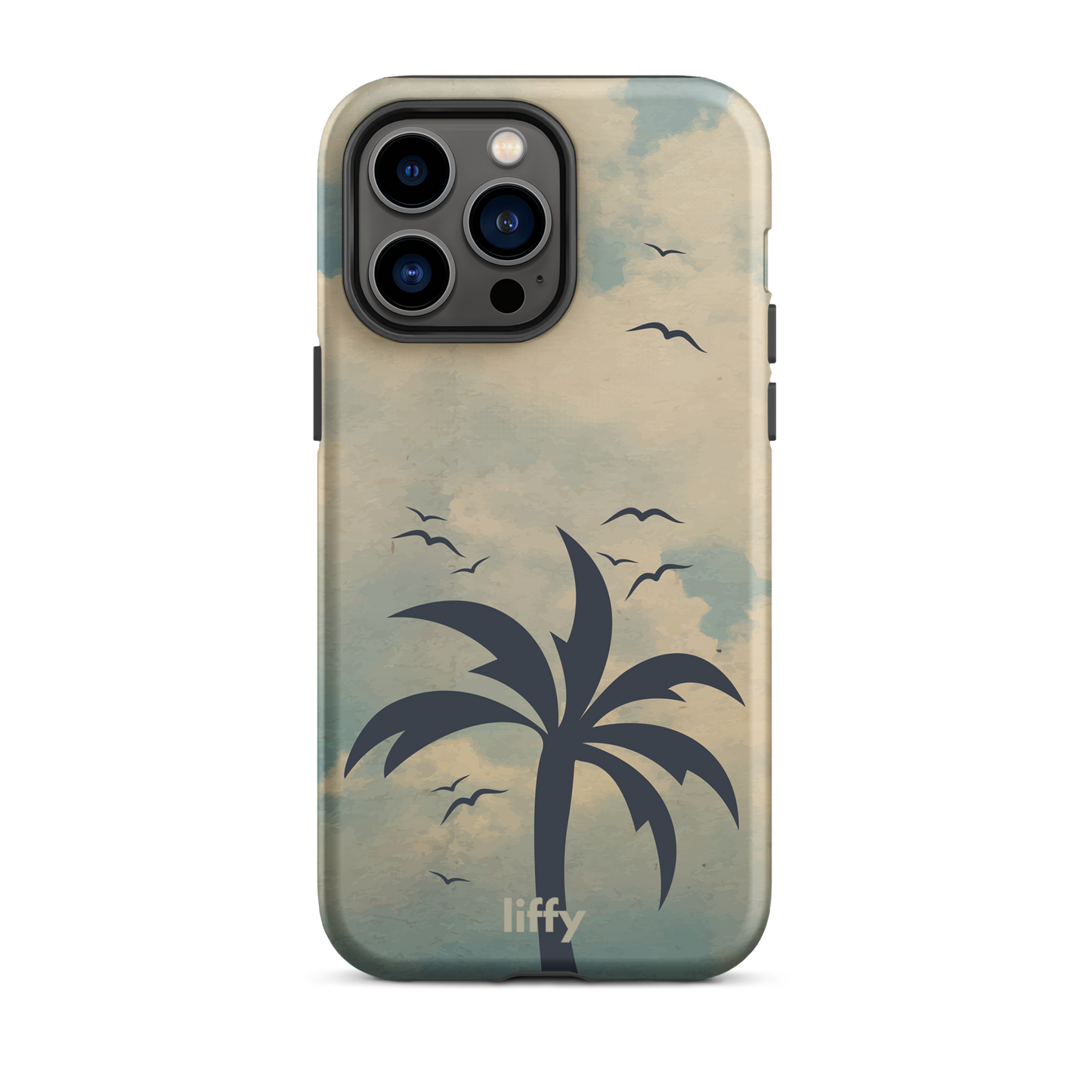 Beach Vibes: Cloudy Horizon iPhone Tough Case