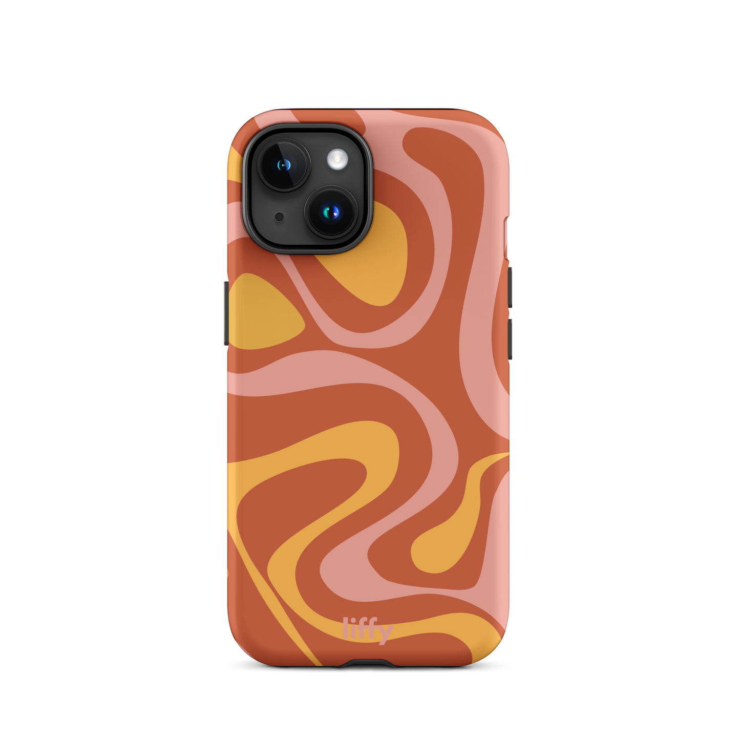 Liquid Dream: Sunset Swirl iPhone Tough Case